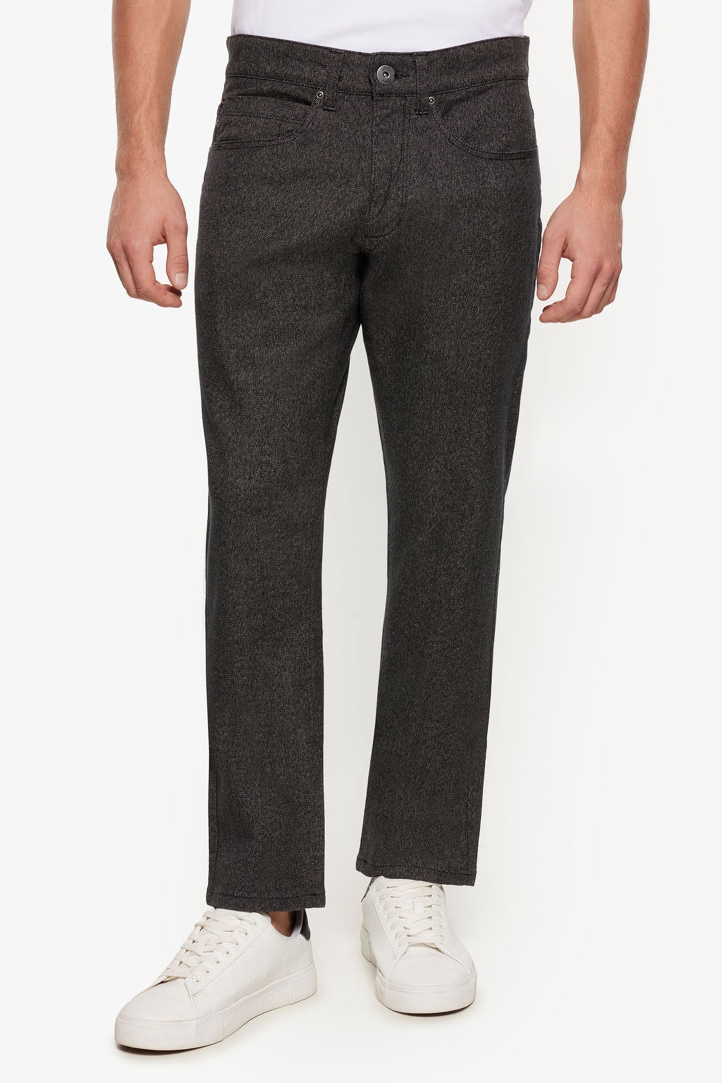 ODAMSI WOOL LOOK PANTS BLACK 1