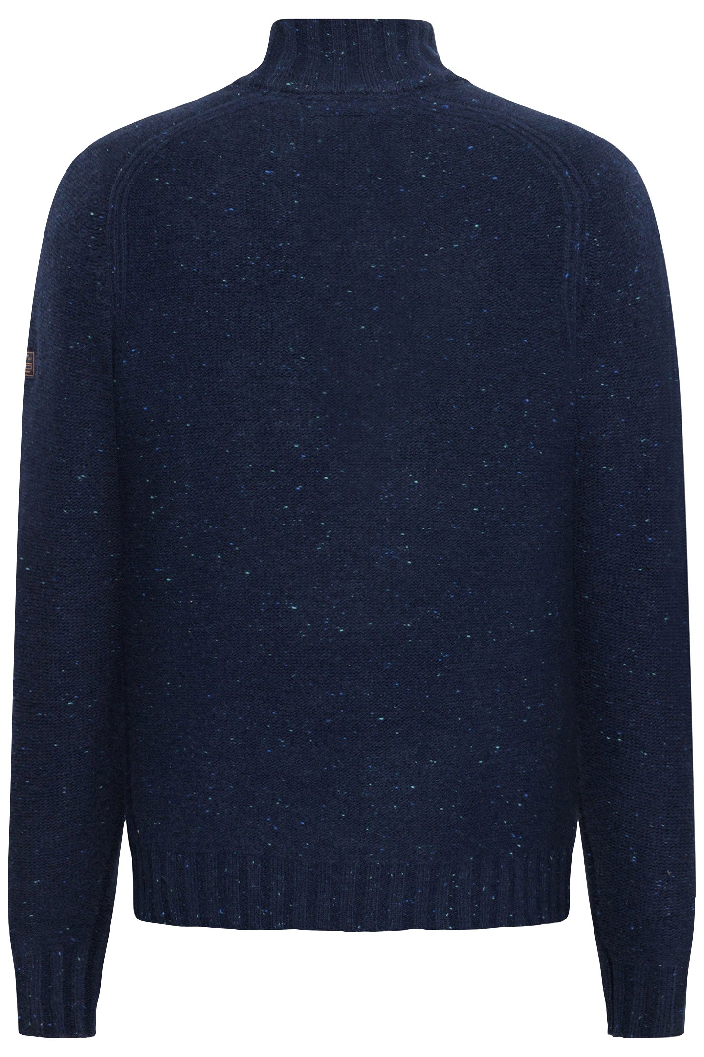 AMADEUSSI DONEGAL BUTTON KNIT DEEP MARINE MELANGE 5