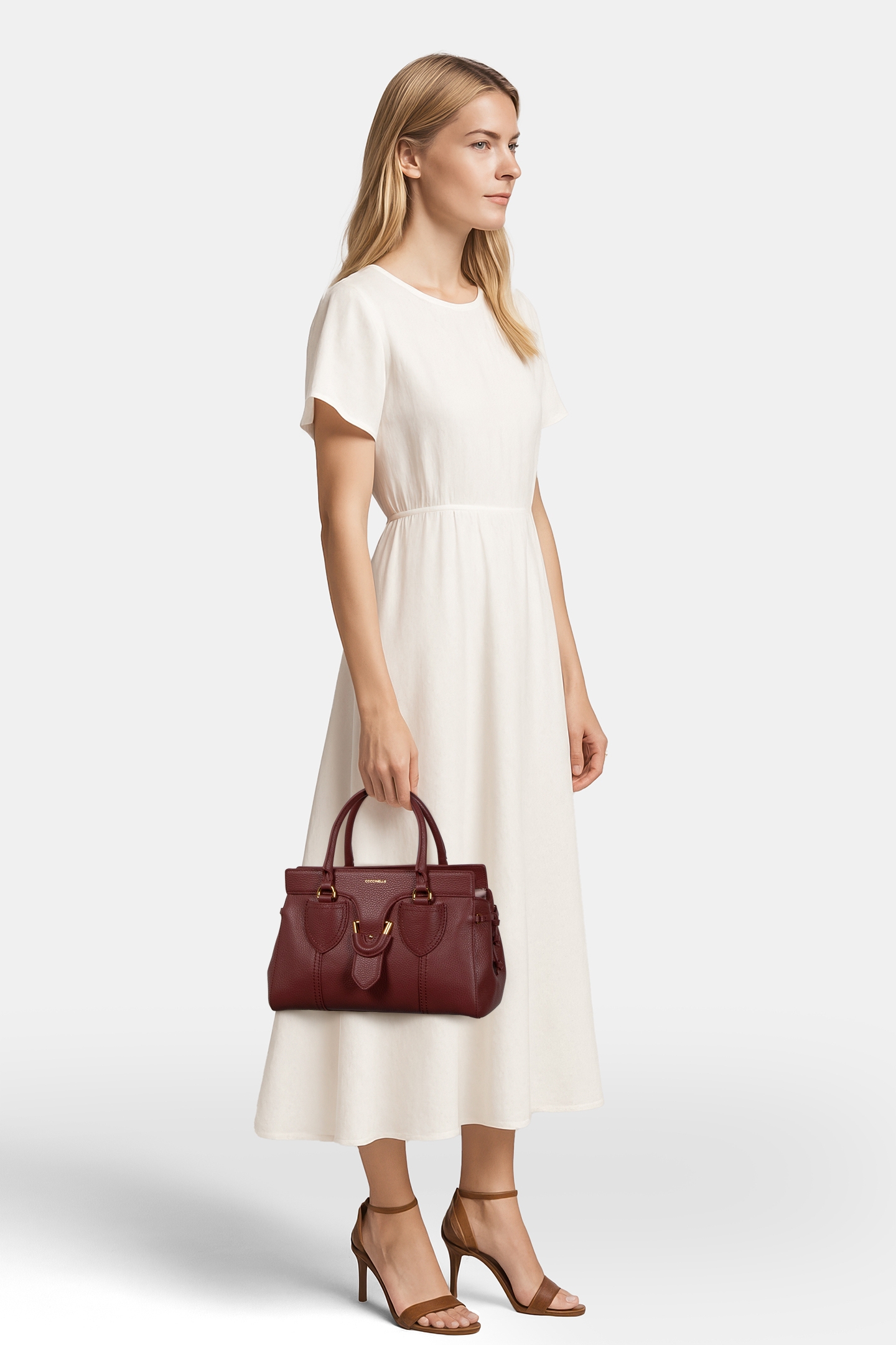 GRAINED LEATHER HANDBAG 1