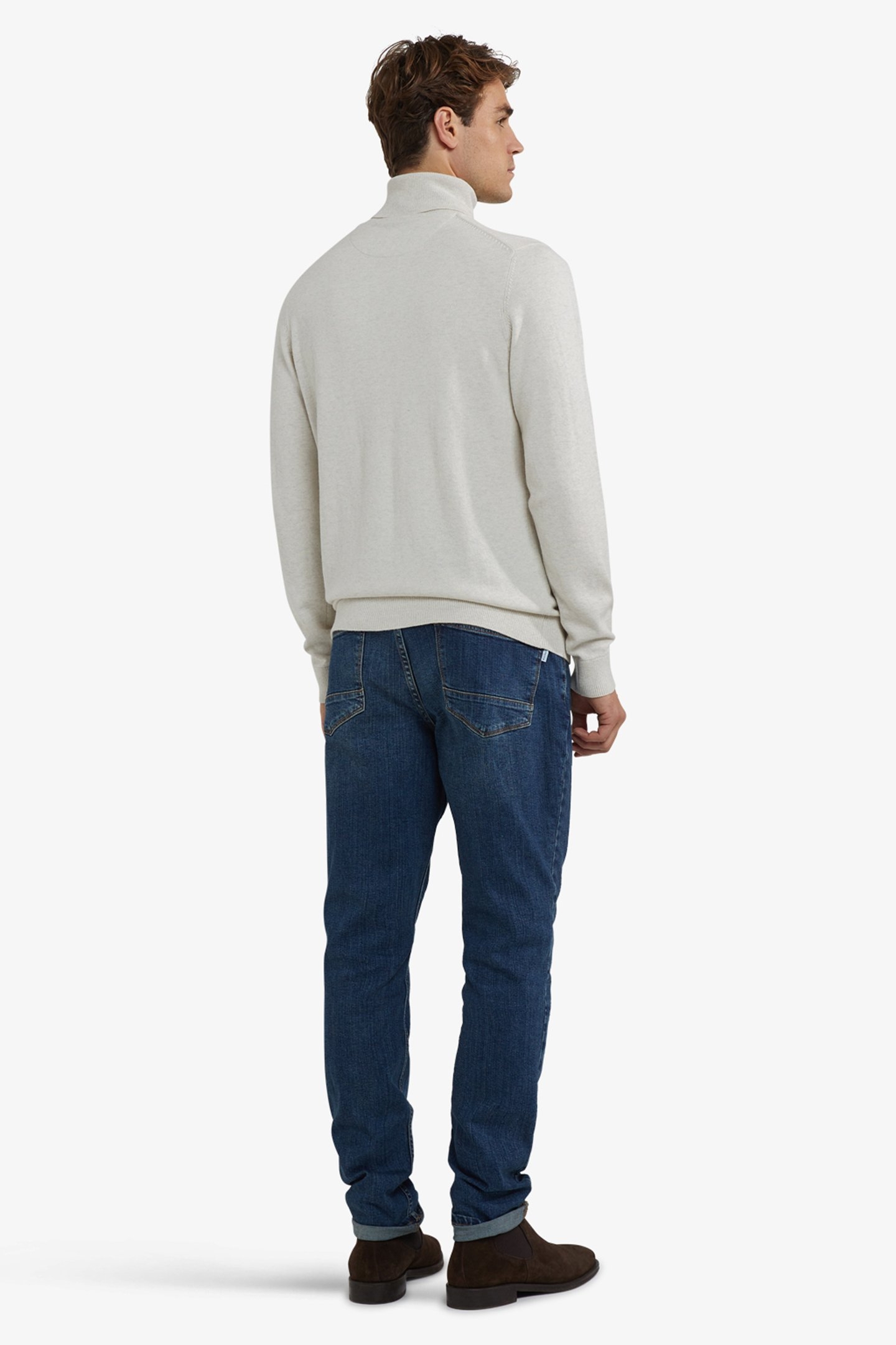 ROLL NECK SWEATER OFF WHITE 3