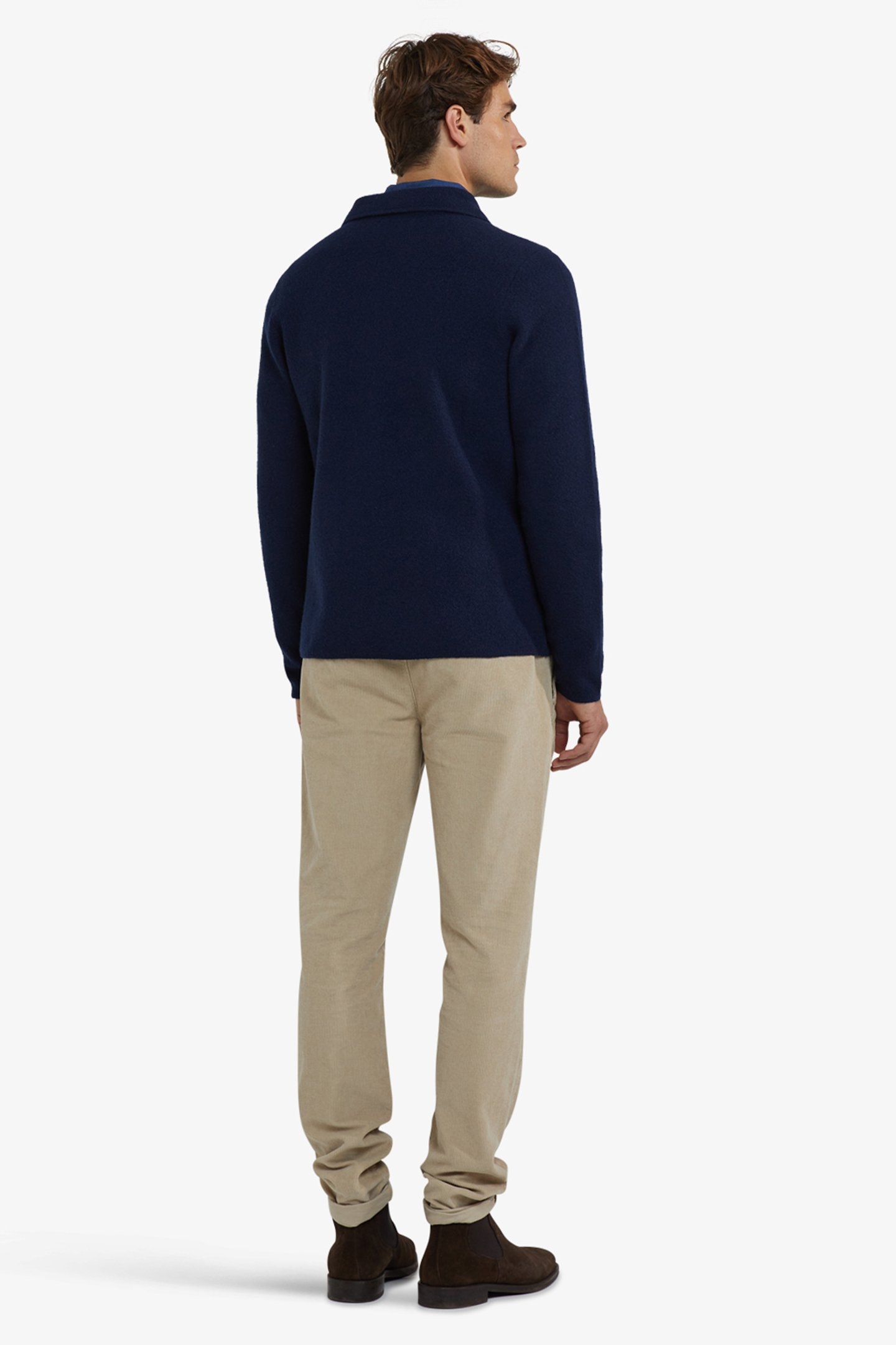 FASHION BUTTON CARDIGAN NAVY 3