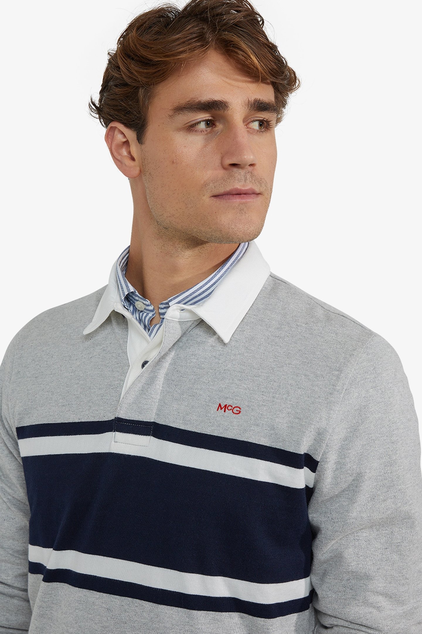 COLOURBLOCK RUGBY MEDIUM GREY MELANGE 4