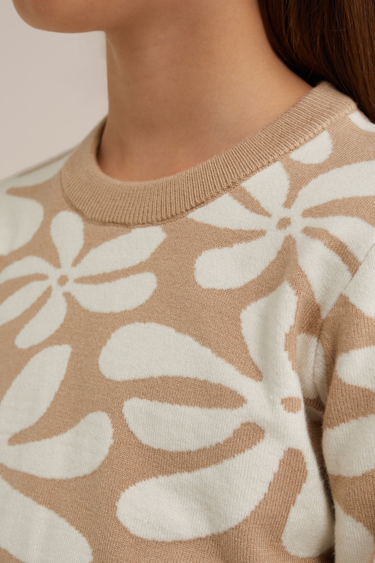 GEBREIDE TRUI BEIGE 5