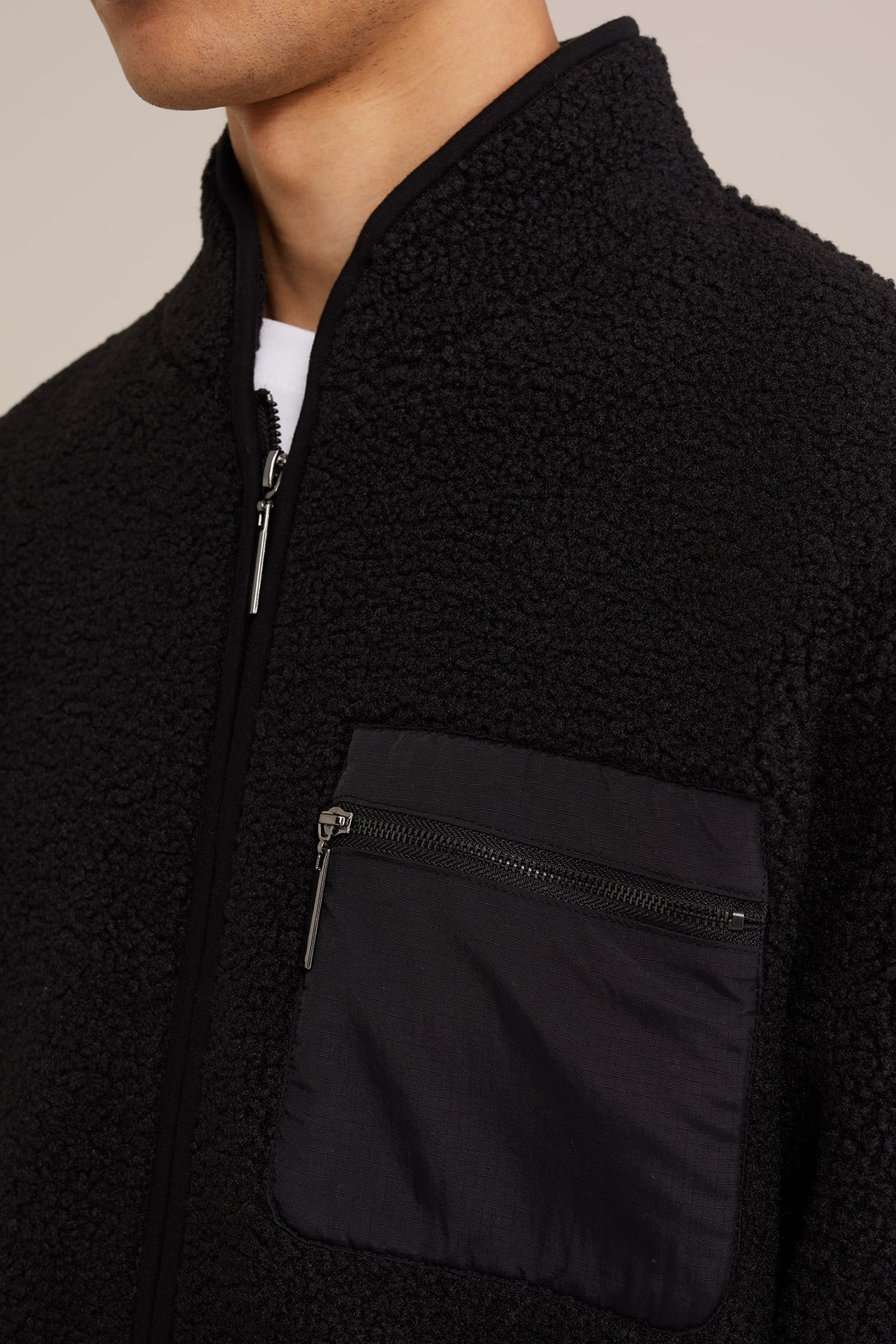 CARDIGAN WITH ZIPPER BLACK 5