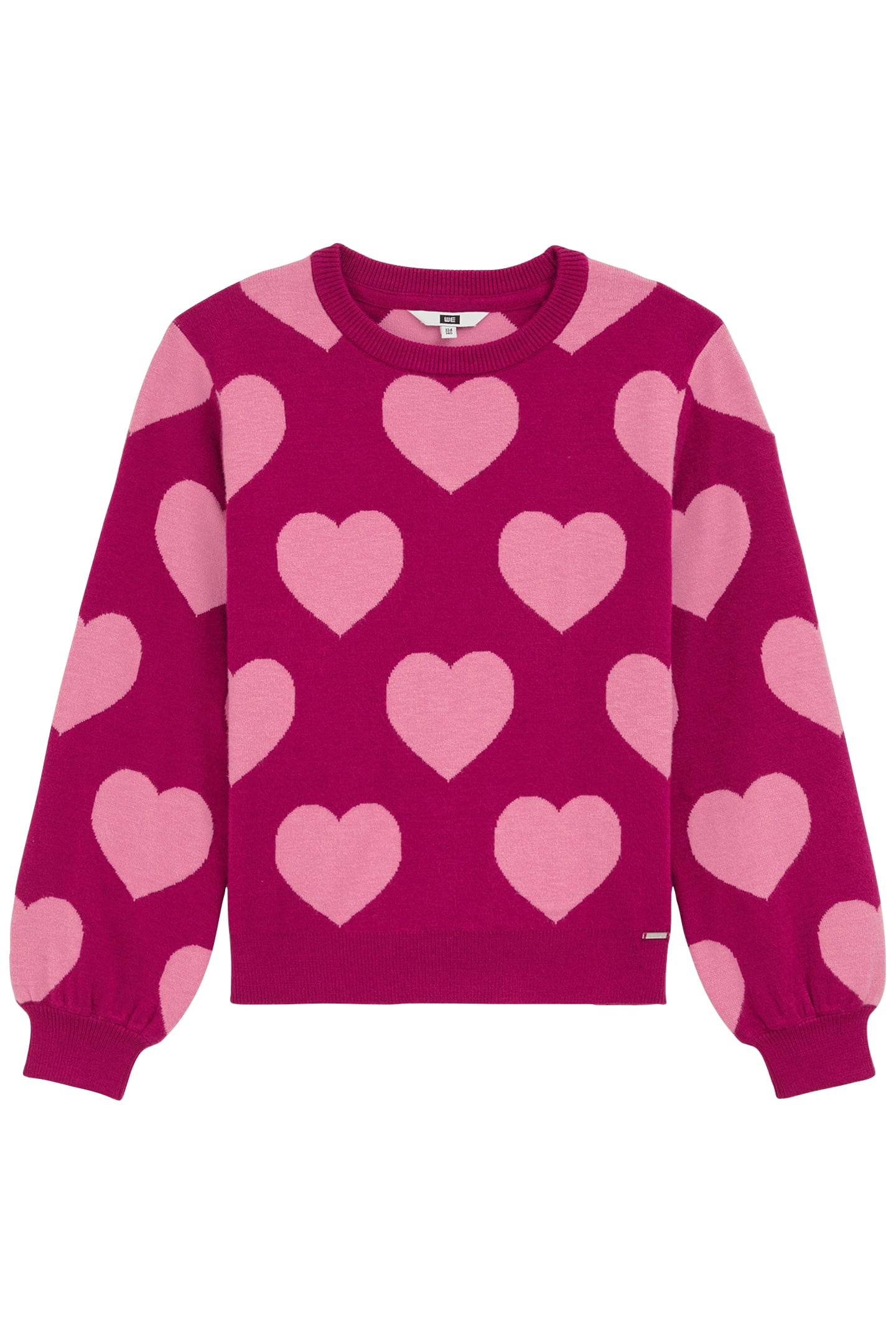 GEBREIDE TRUI BRIGHT PINK 3