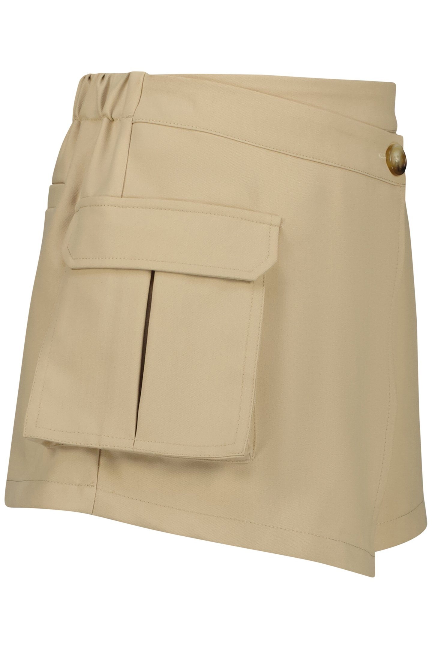 GIRLS RAQUEL MINI SKIRT SAND STONE 3