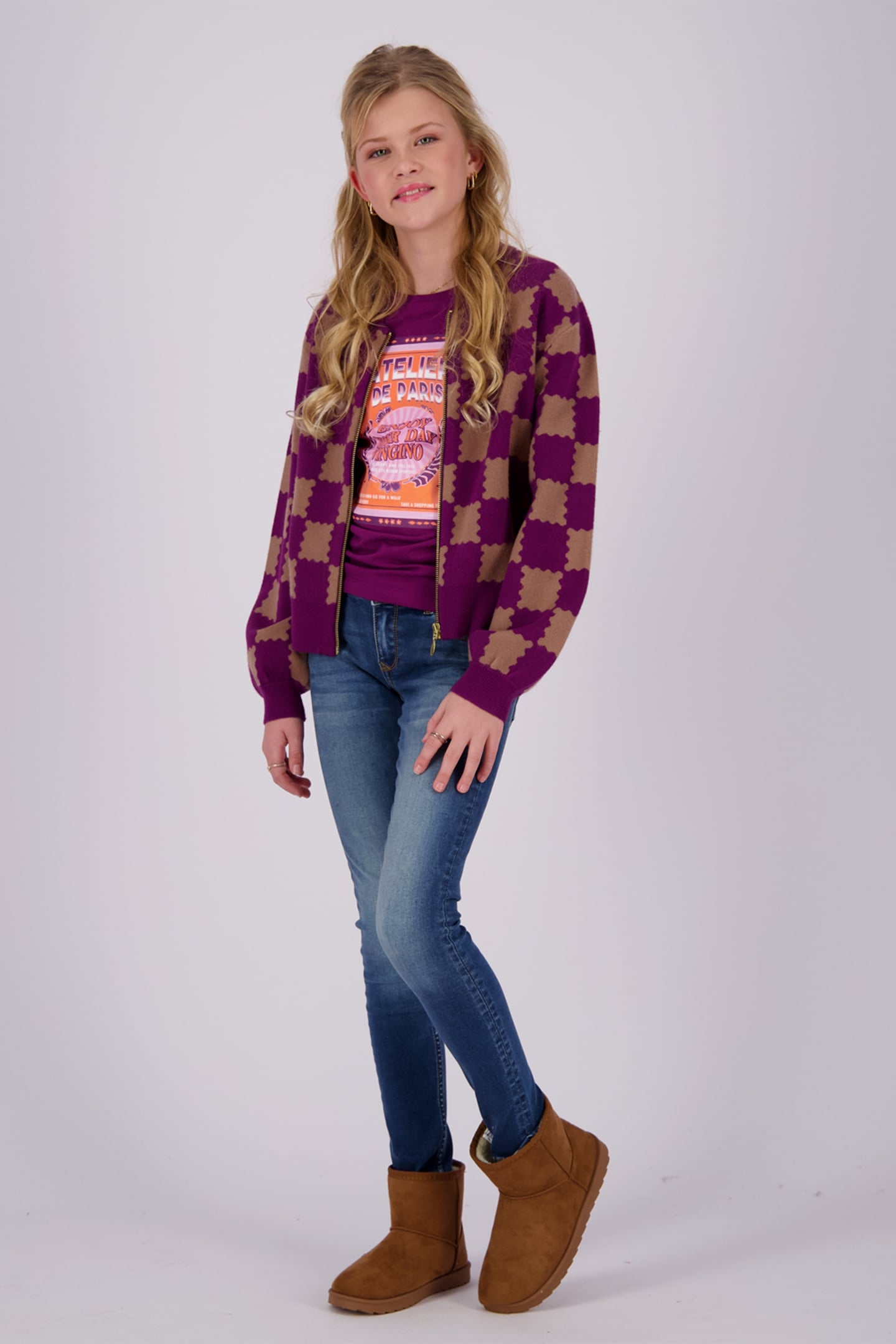 GIRLS JANNEKE T-SHIRT MAGIC PURPLE 3