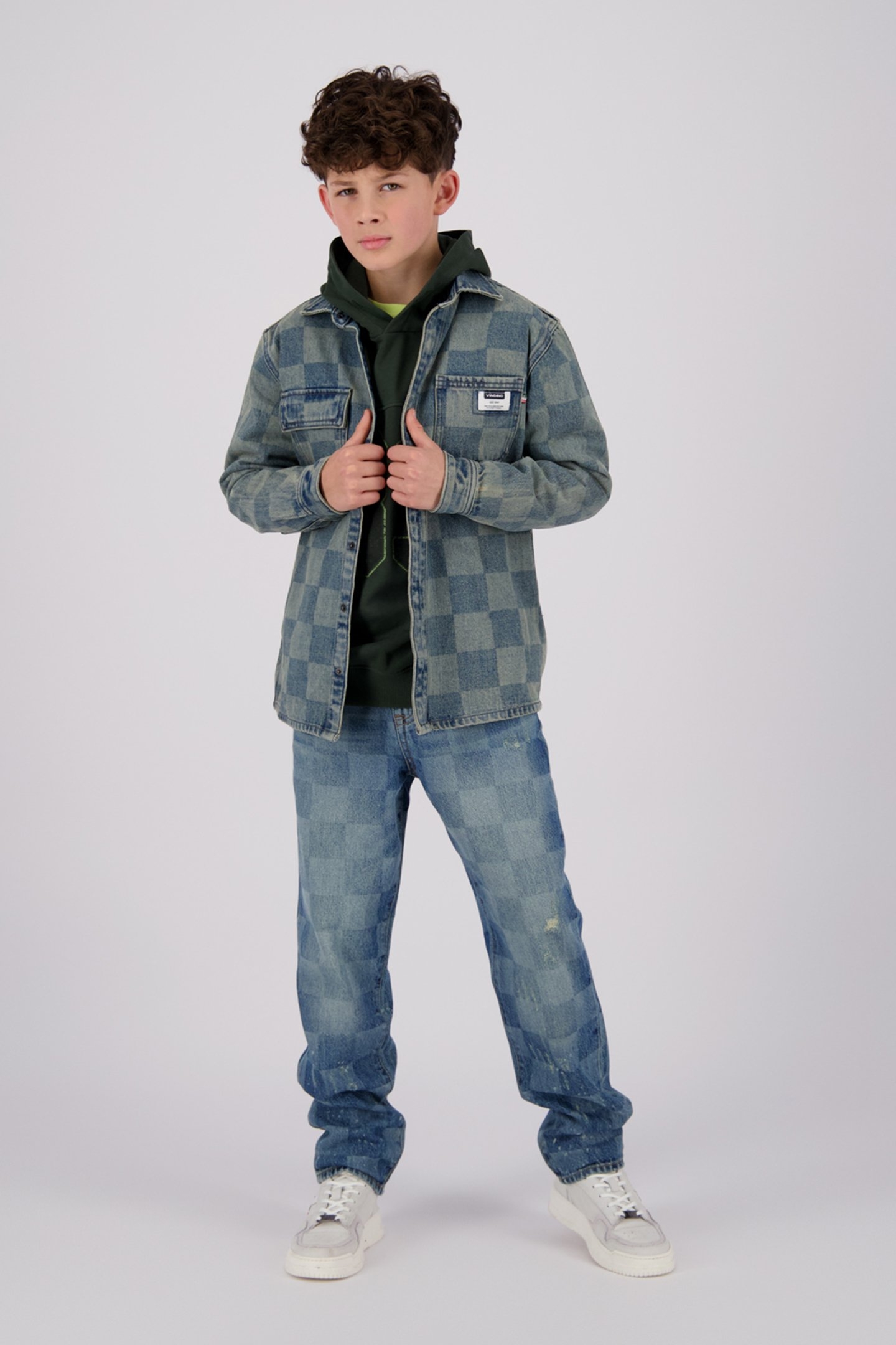 BOYS NACIDO SWEATER RACING GREEN 7