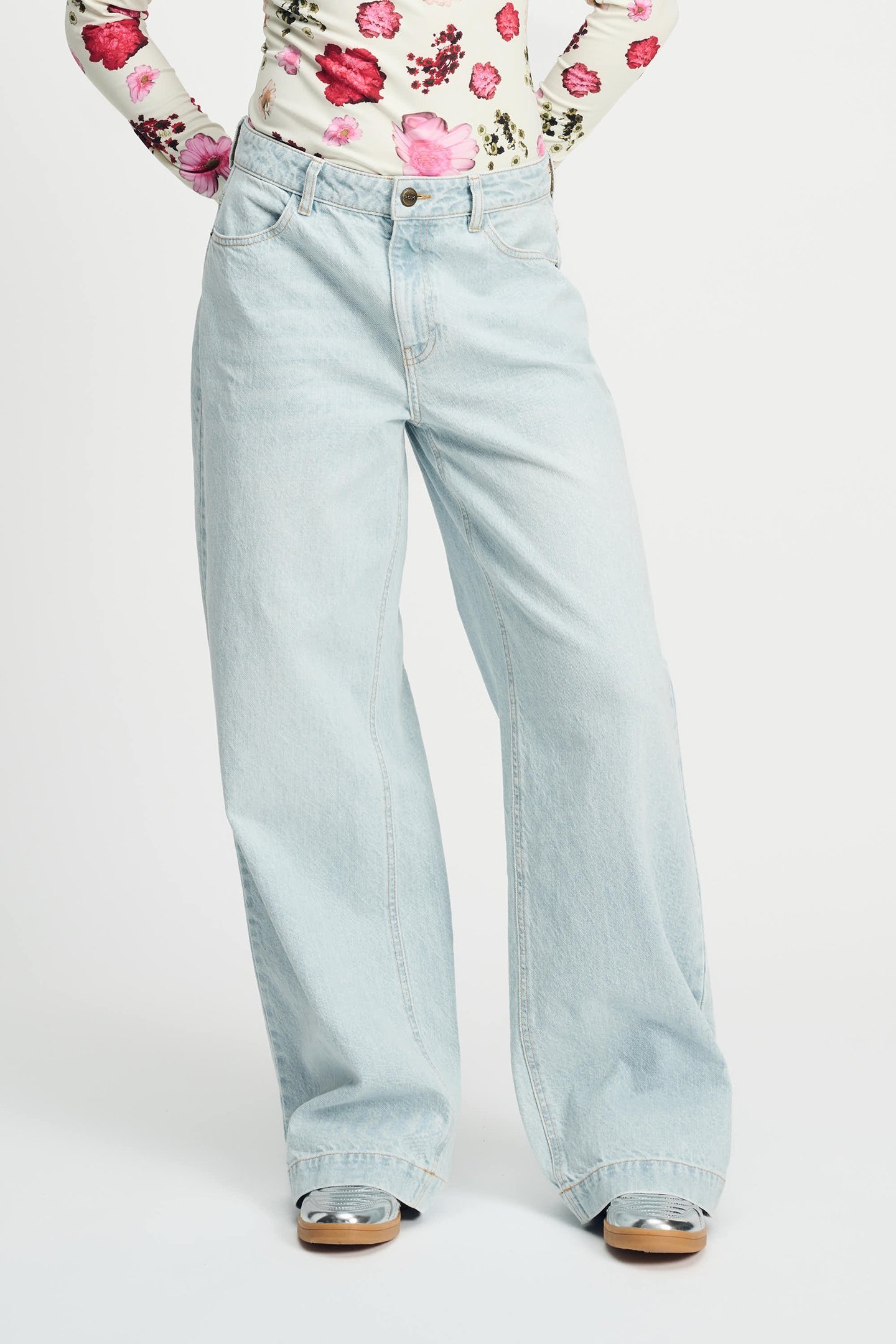 JEANS - BAGGY WIDE LEG ULTRA LIGHT BLUE 1