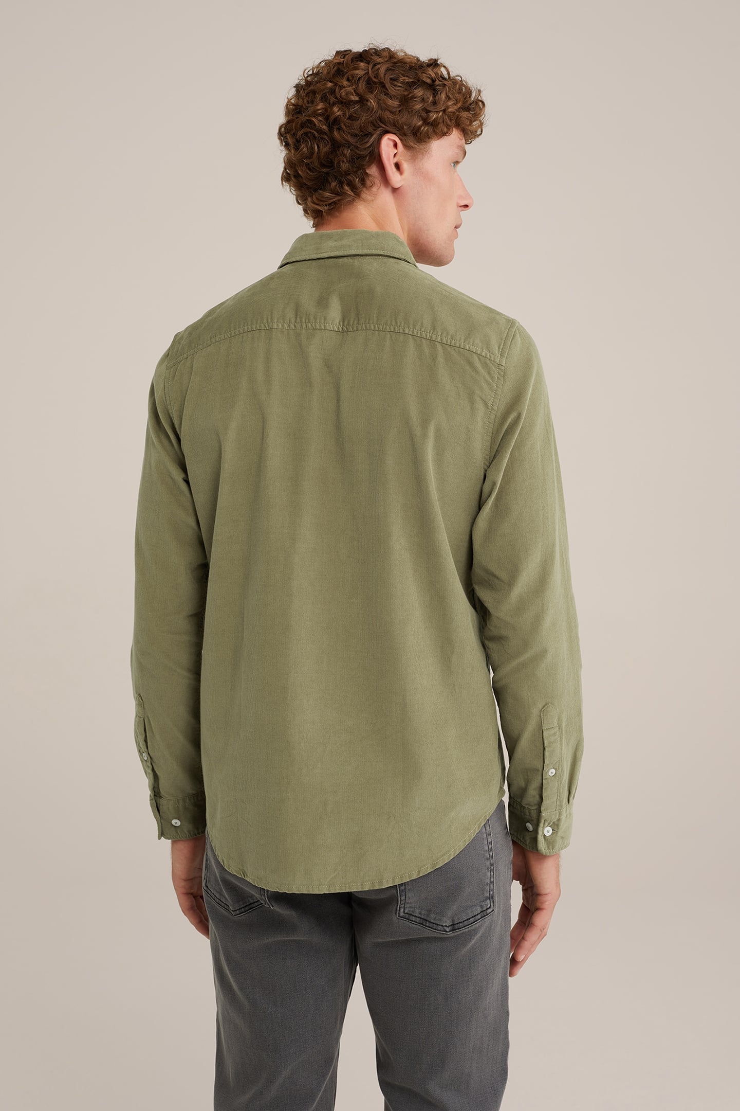 OVERHEMD OLIVE GREEN 2