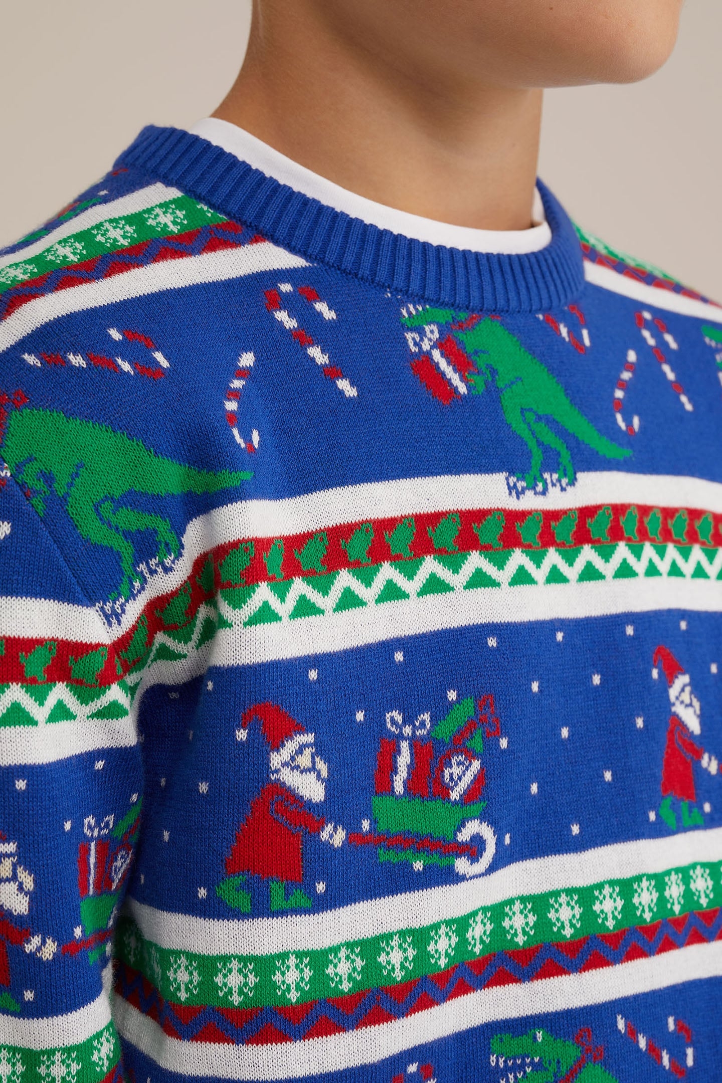 GEBREIDE TRUI DARK BLUE 5