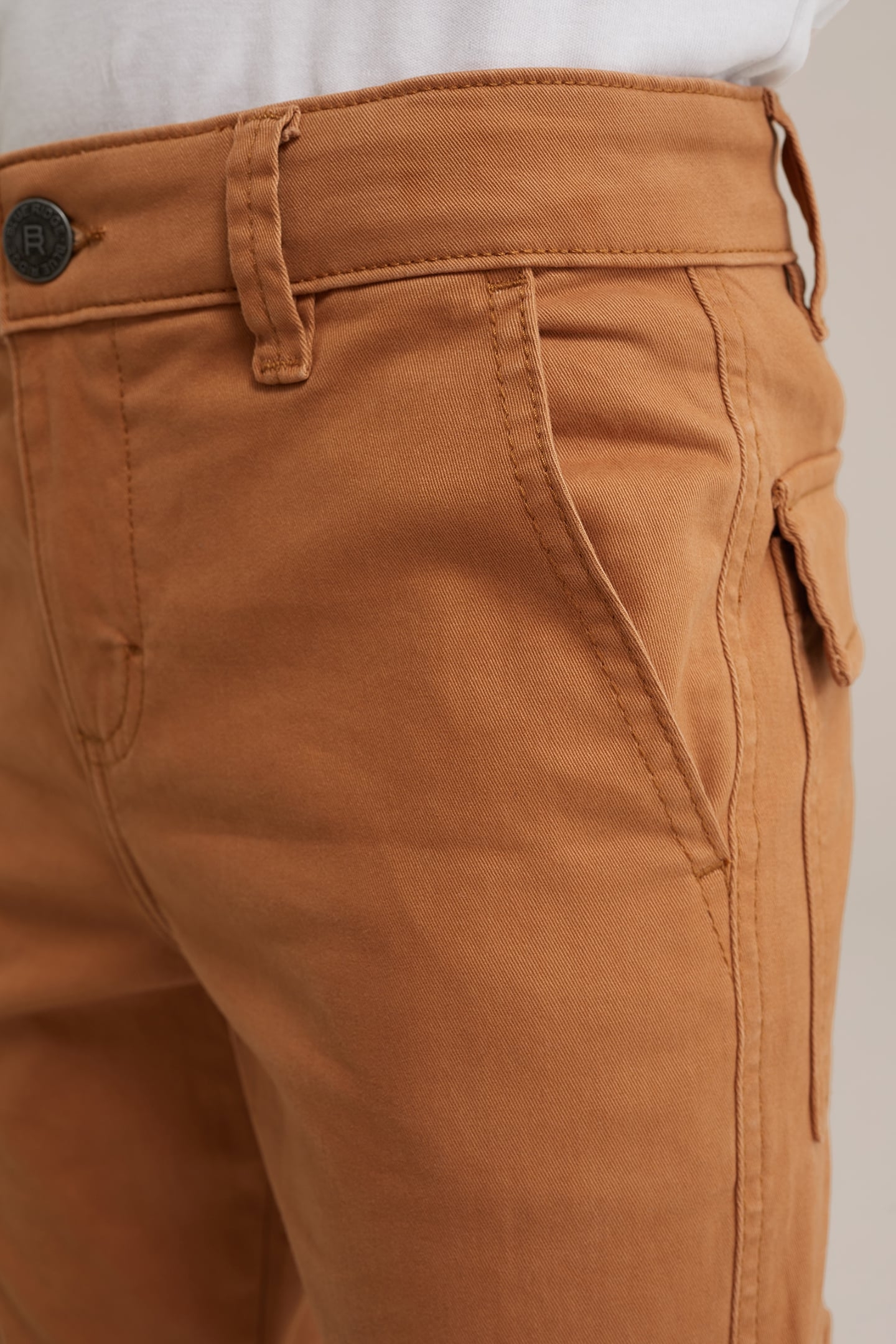 CARGO PANTS RUST BROWN 5