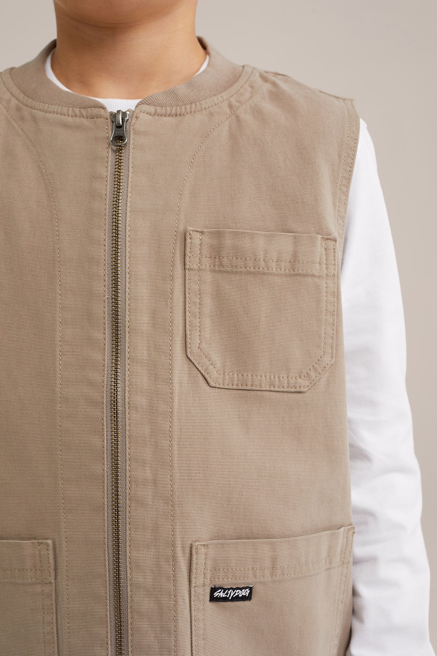 BODYWARMER LIGHT BROWN 6