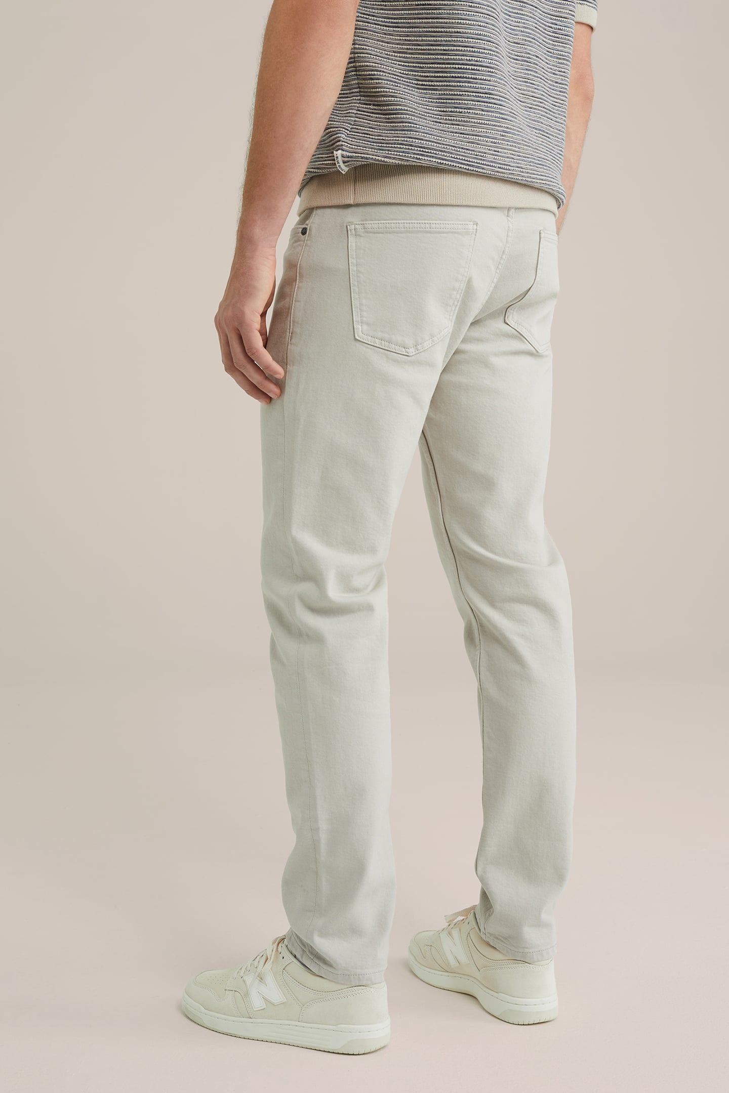 5-POCKET MID WAIST BEIGE 2