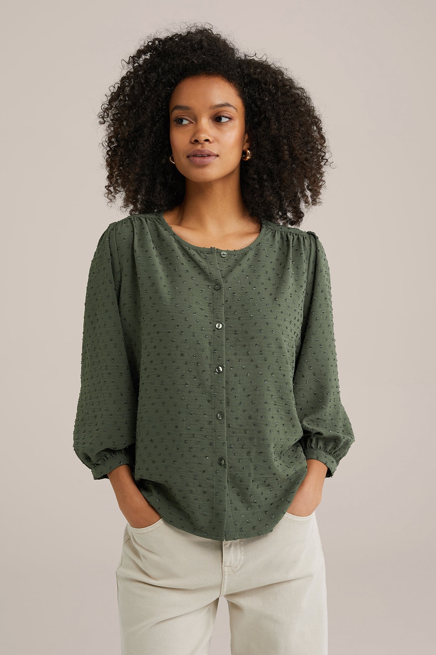 BLOUSE GREEN 1