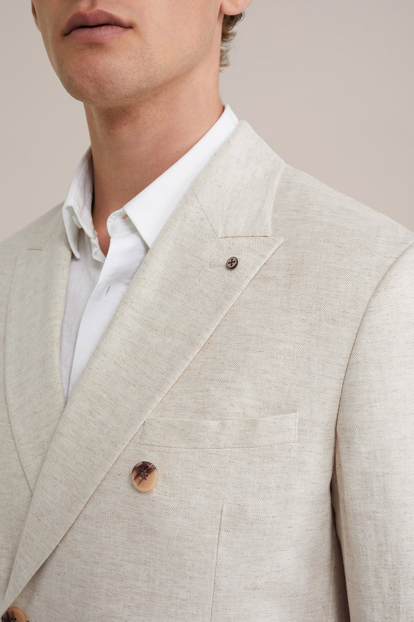 BLAZER DOUBLE BREASTED BEIGE 6