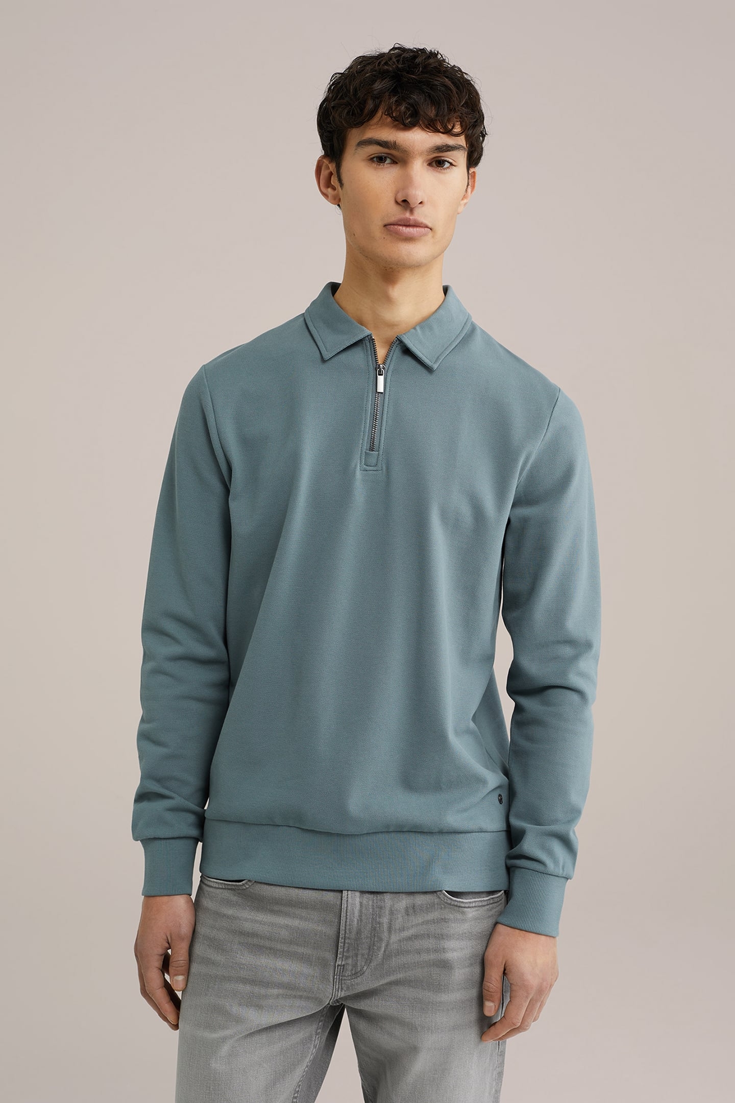 HALFWAY ZIPPER GREEN BLUE 1