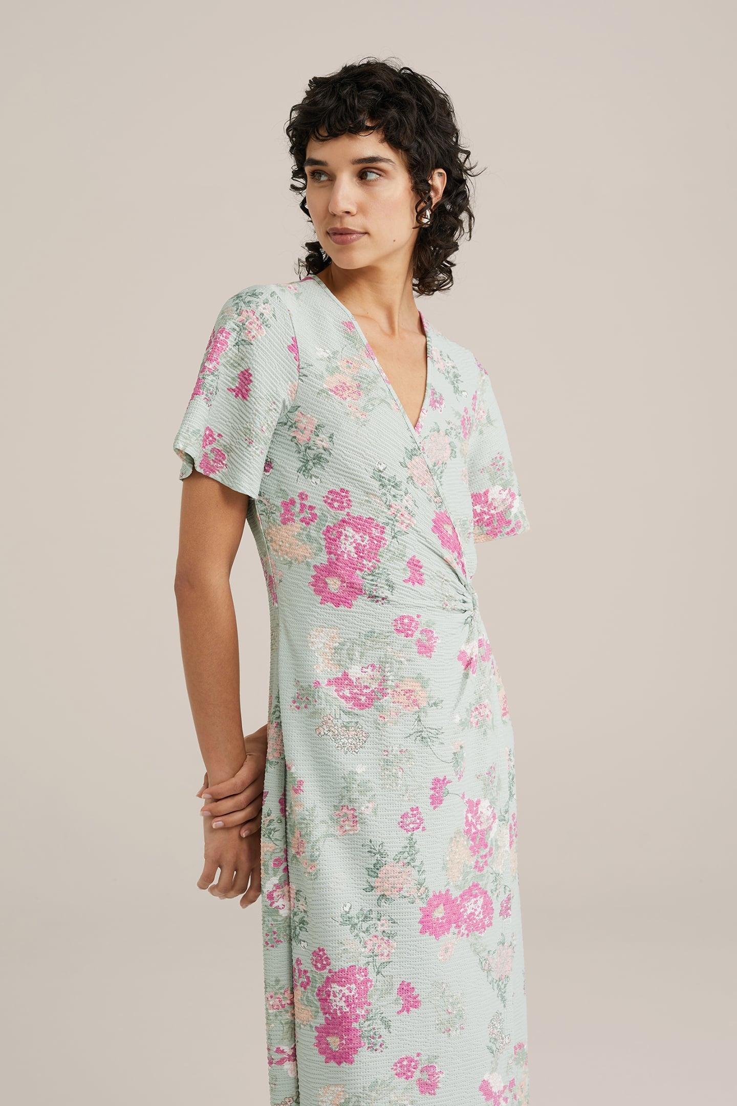 DRESS MID LENGTH MINT GREEN 4