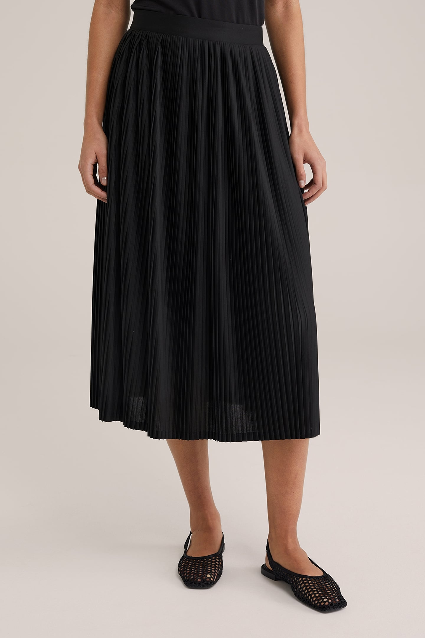 SKIRT MEDIUM LENGTH BLACK 1