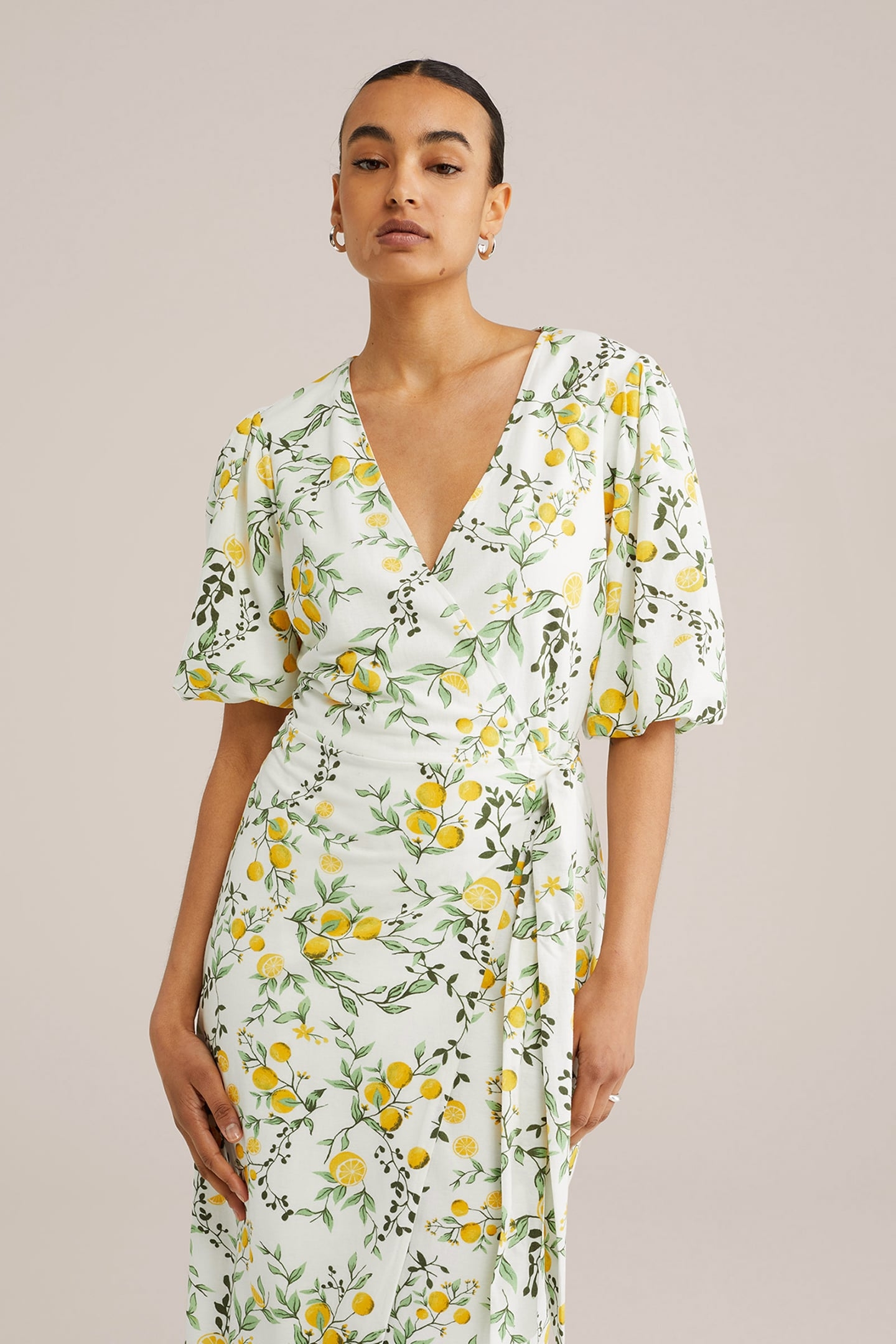 DRESS MID LENGTH WHITE 4