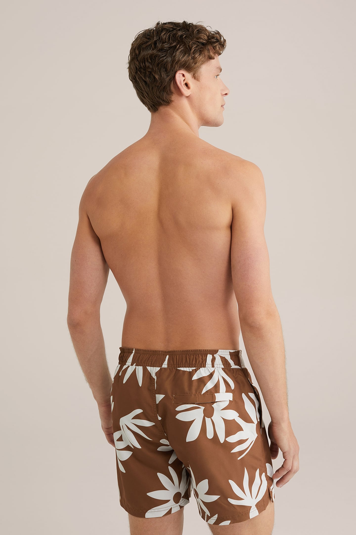 BEACH SHORT CINNAMON BROWN 2