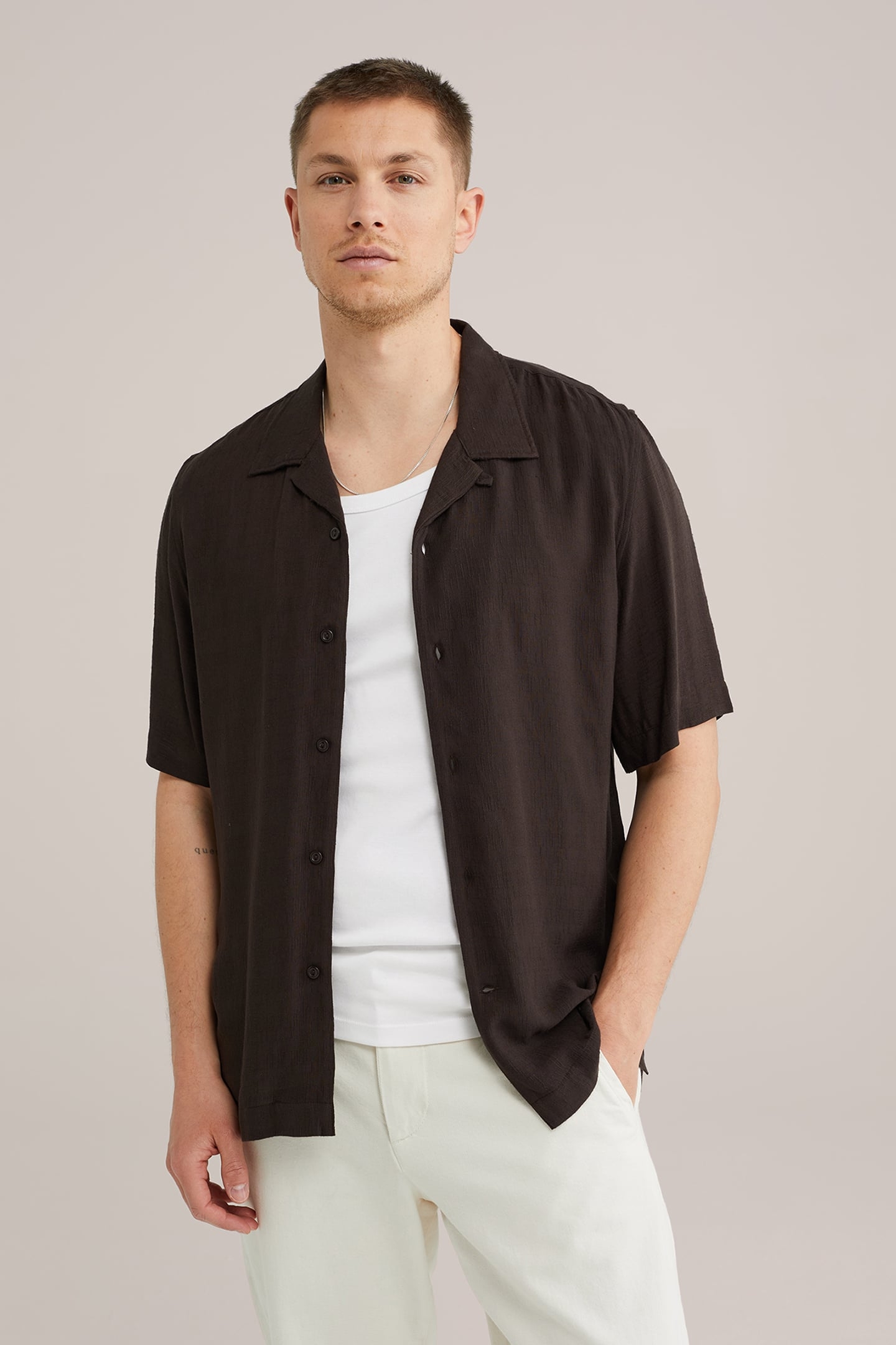 SHIRT DARK BROWN 1