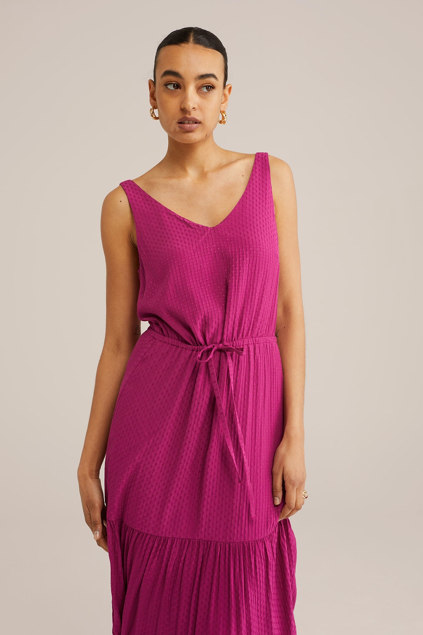 DRESS MAXI LENGTH PINK 4