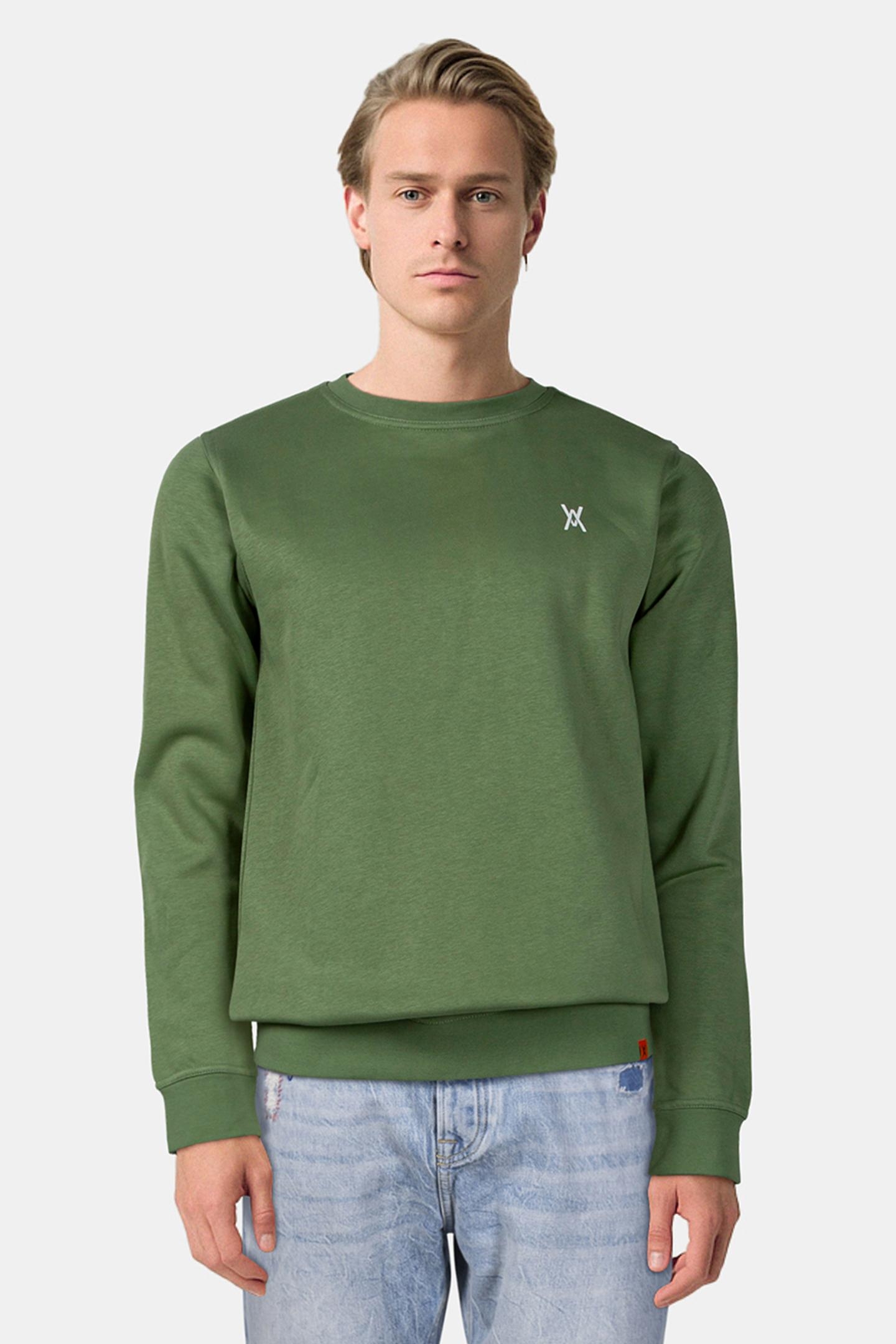 ZAVI CREWNECK GREEN 1