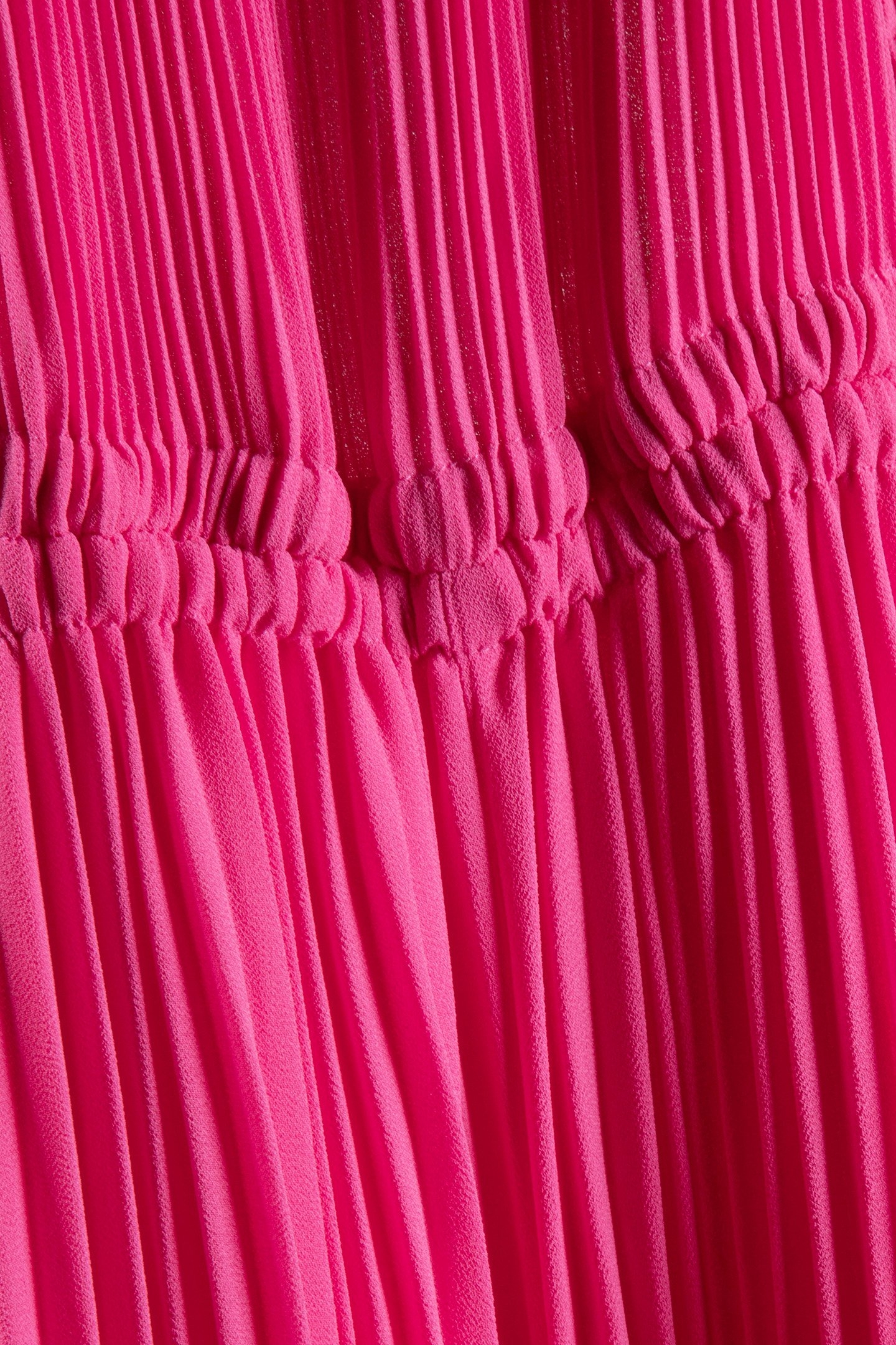 PLEATED CUTOUT DRESS CERISE 3