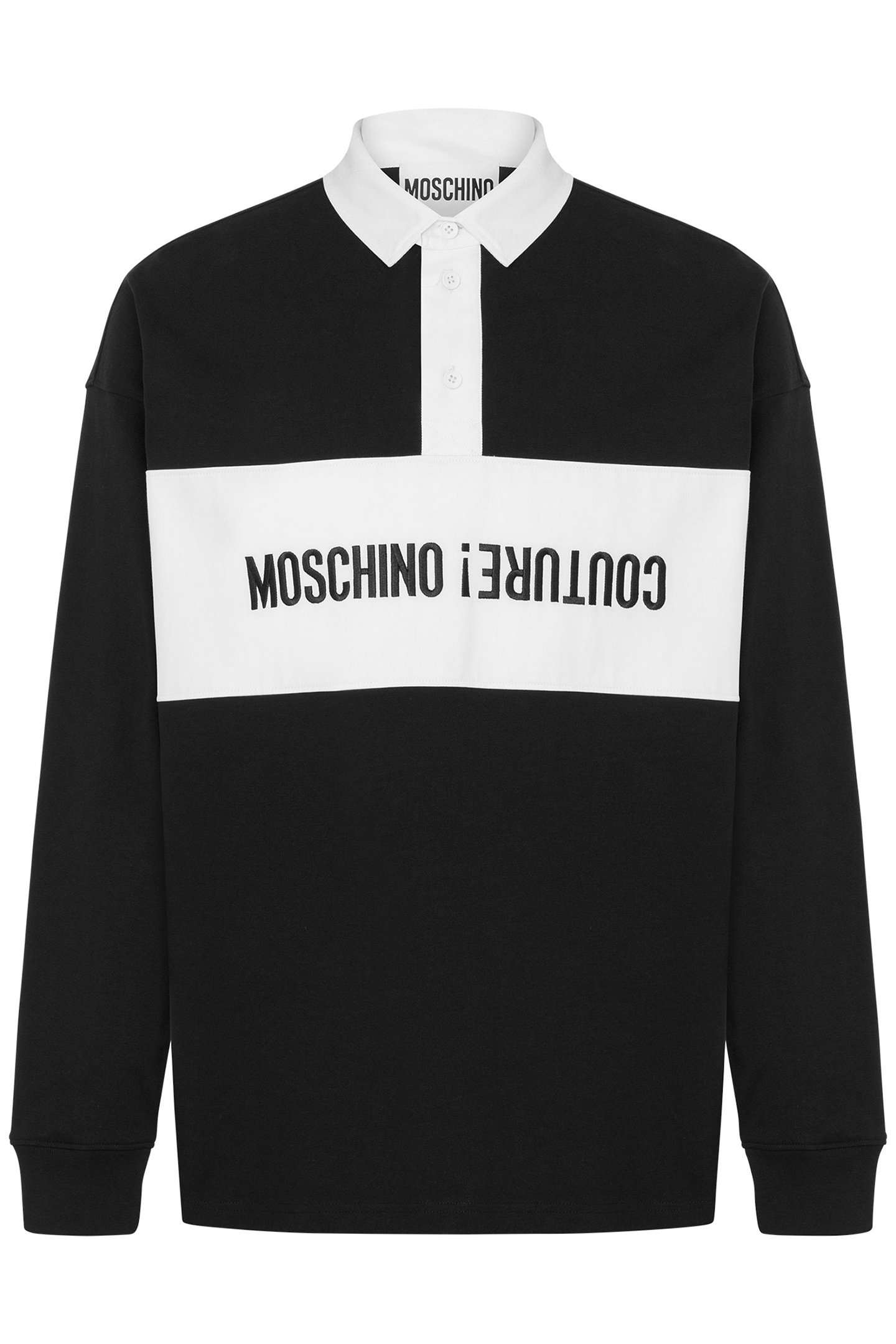 REGULAR LONG SLEEVES POLO BLACK 3