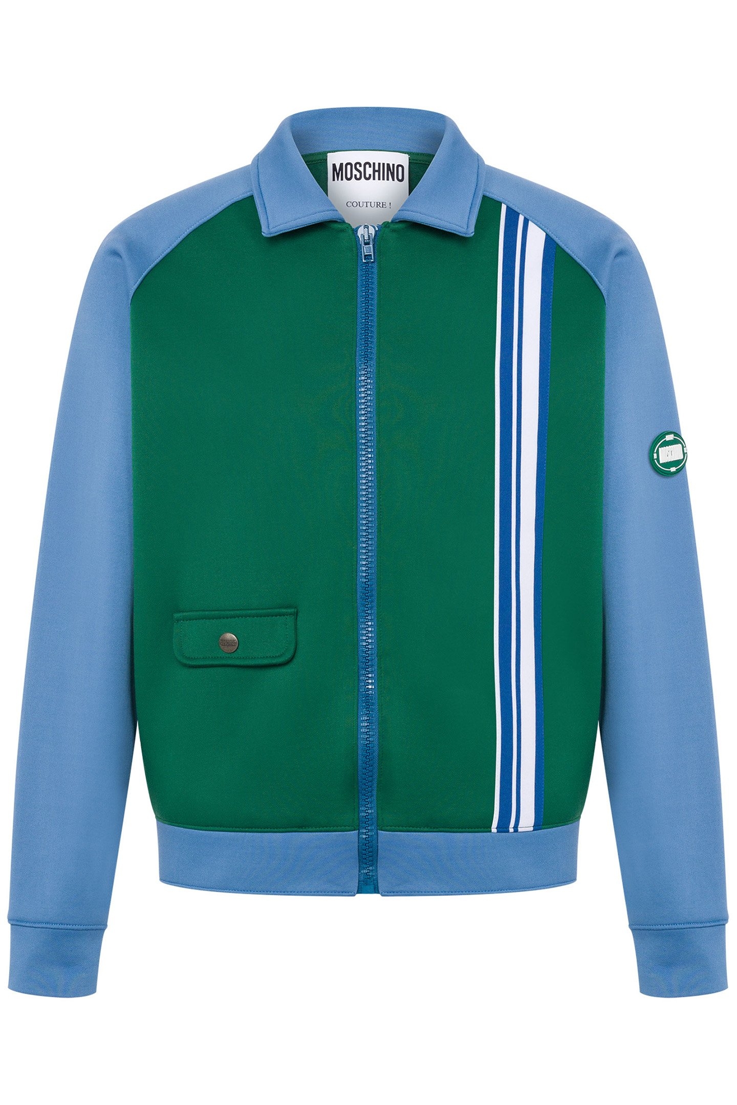 OVAL PATCH TECHNICAL SWEATSHIRT BLUE 3