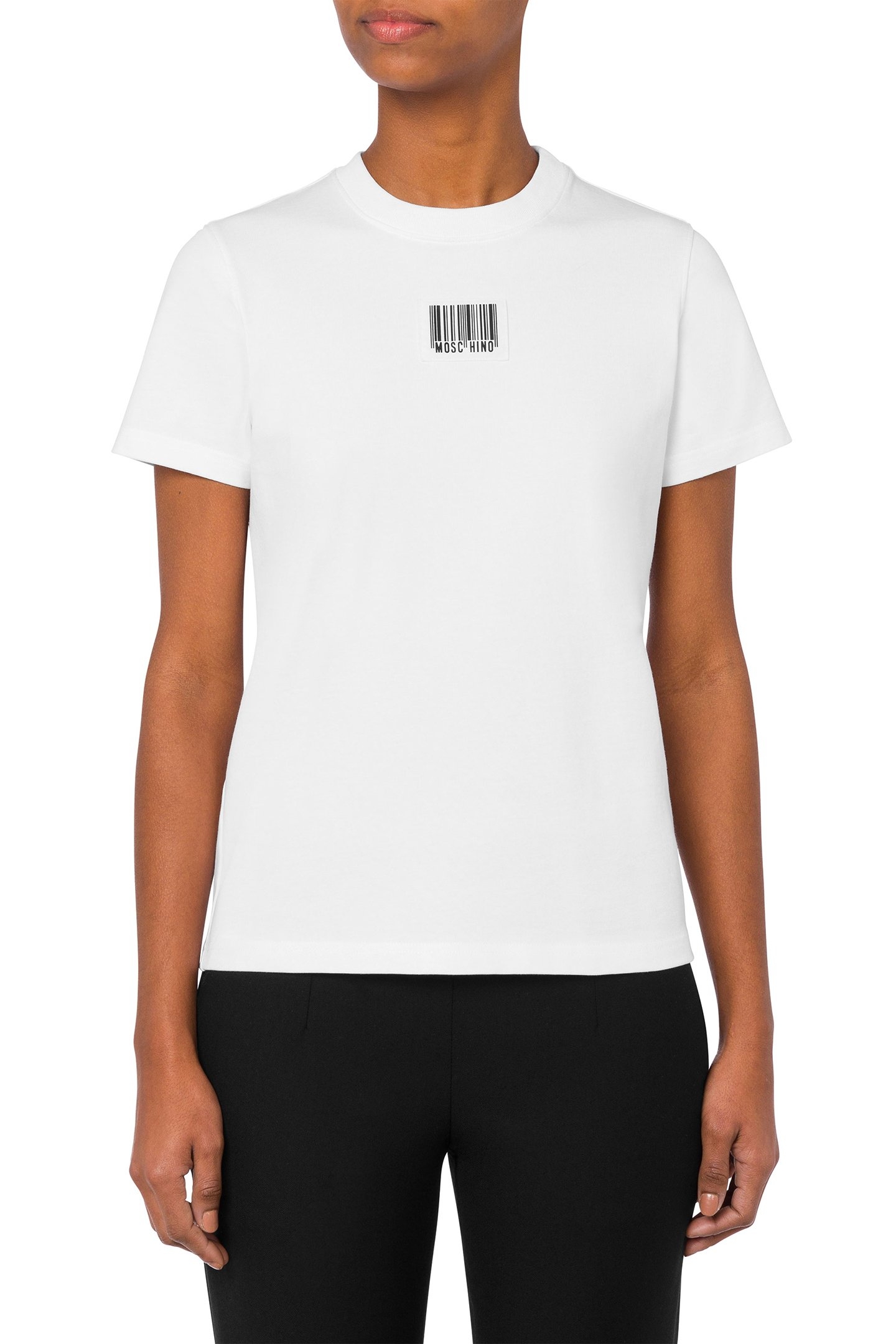 T-SHIRT PATCH BARCODE WHITE 1