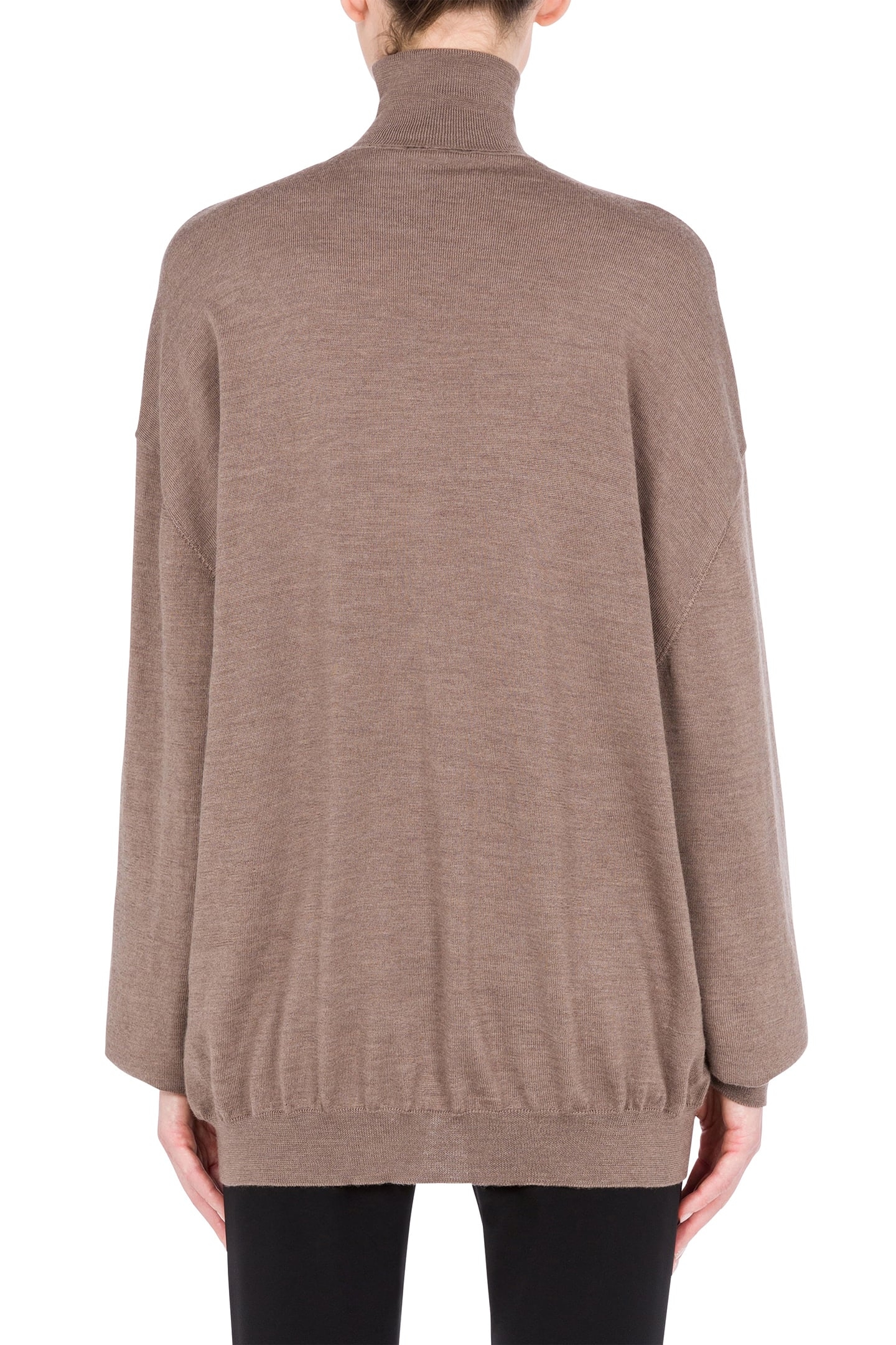 GOLDEN M WOOL TURTLENECK SWEATER BEIGE 2