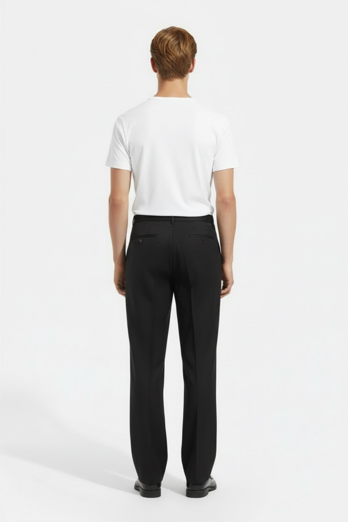 TUXEDO PANTS WITH STRAPS BLACK 2