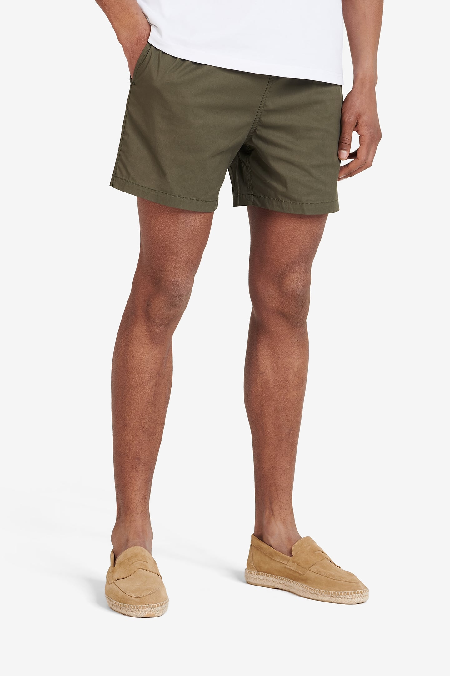 VENICE COTTON-NYLON STRETCH ARMY 1