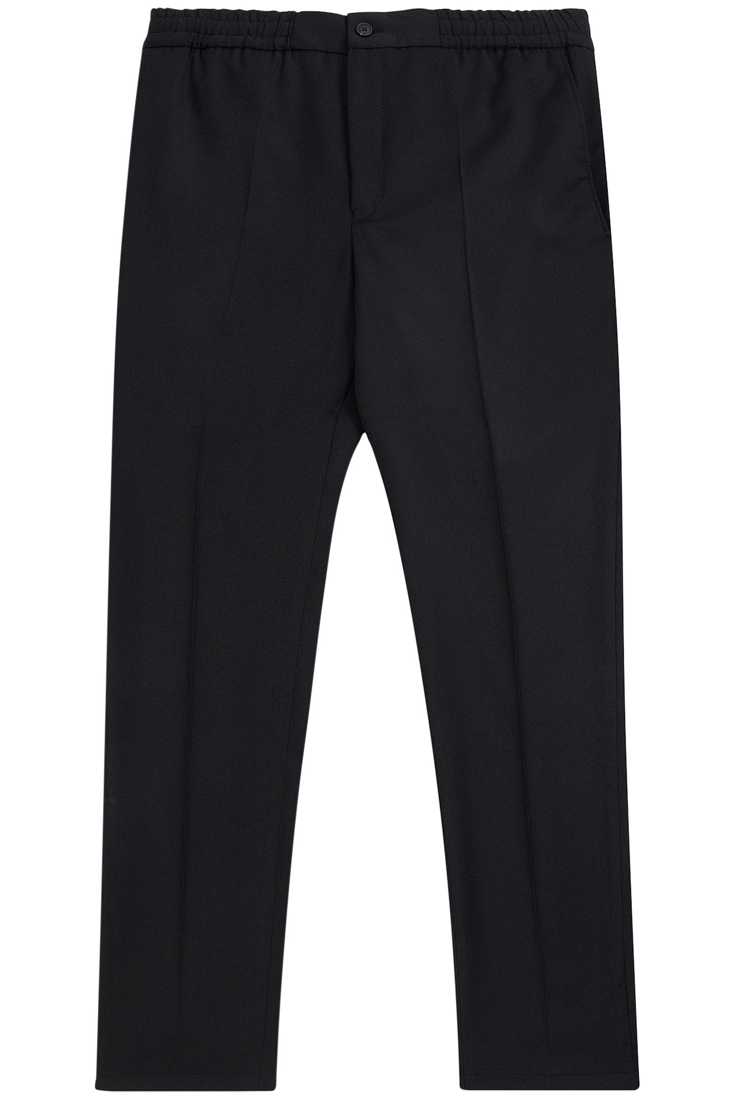 MONTREAL WASHABLE FLANNEL WOOL-STRETCH BLACK 2