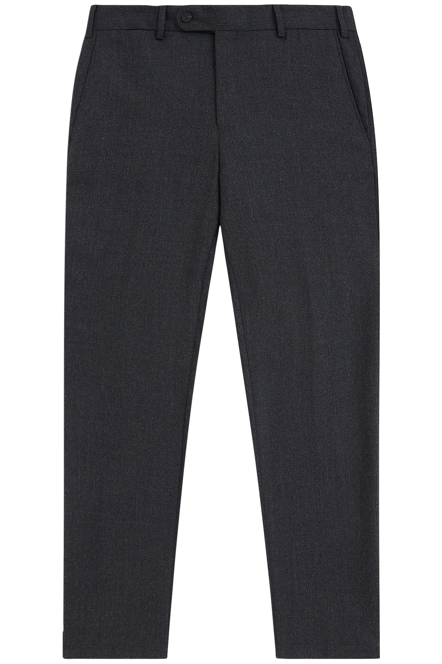 TORONTO WASHABLE FLANNEL WOOL-STRETCH DARK GREY 2