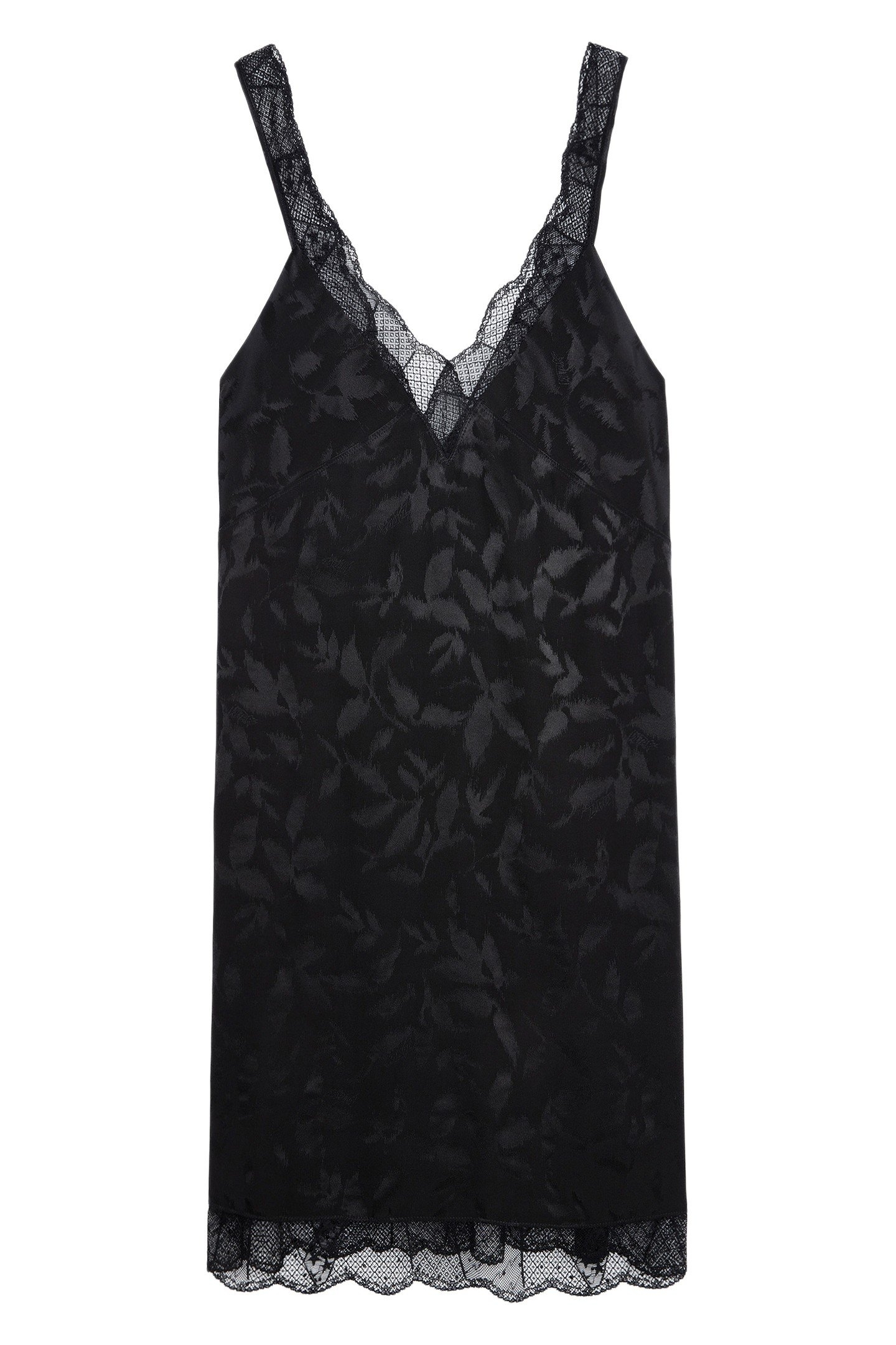 RENELLE JACQUARD IKAT STRASS DRESS NOIR 4