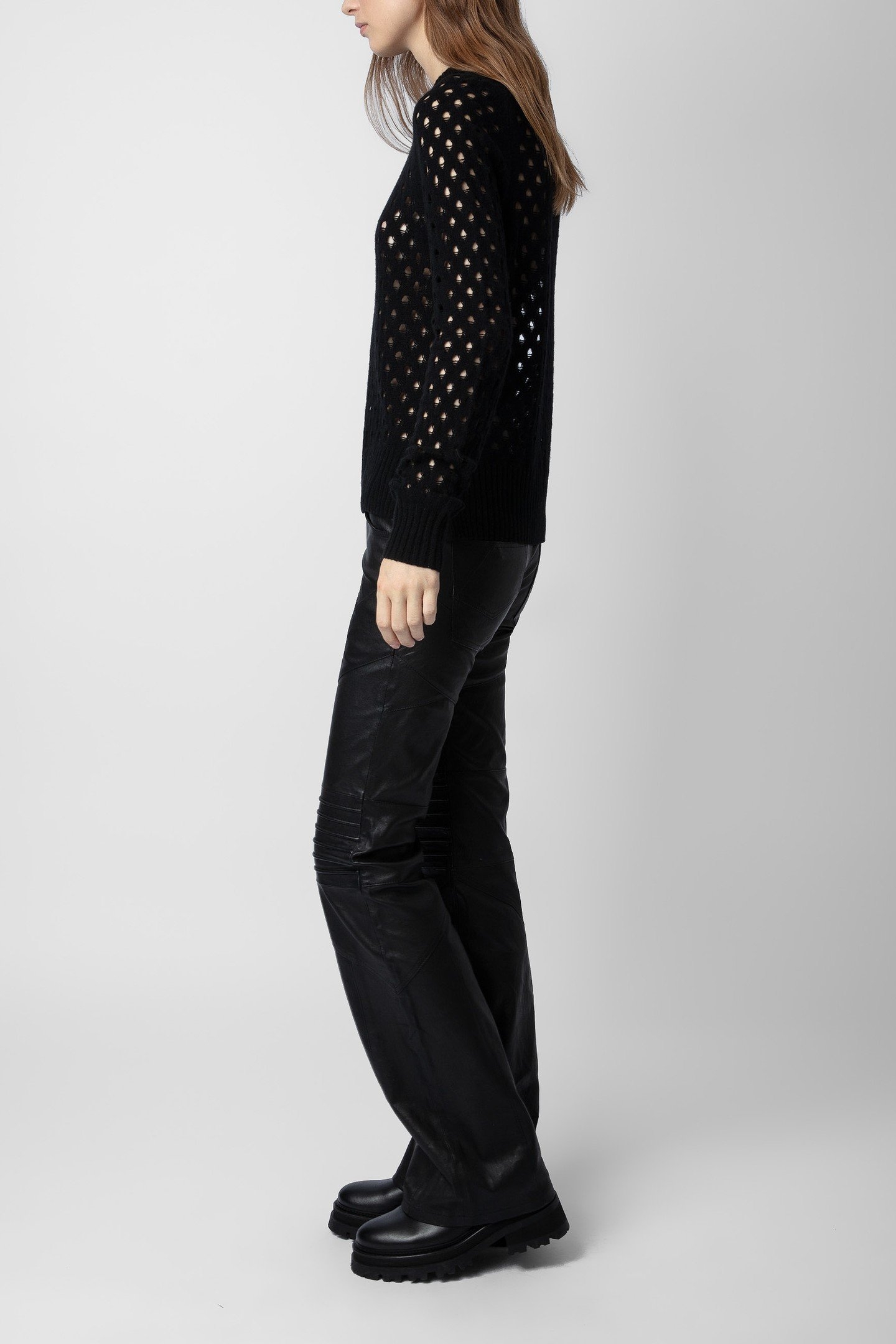 UNISEX LILI DESTROY SWEATER NOIR 6