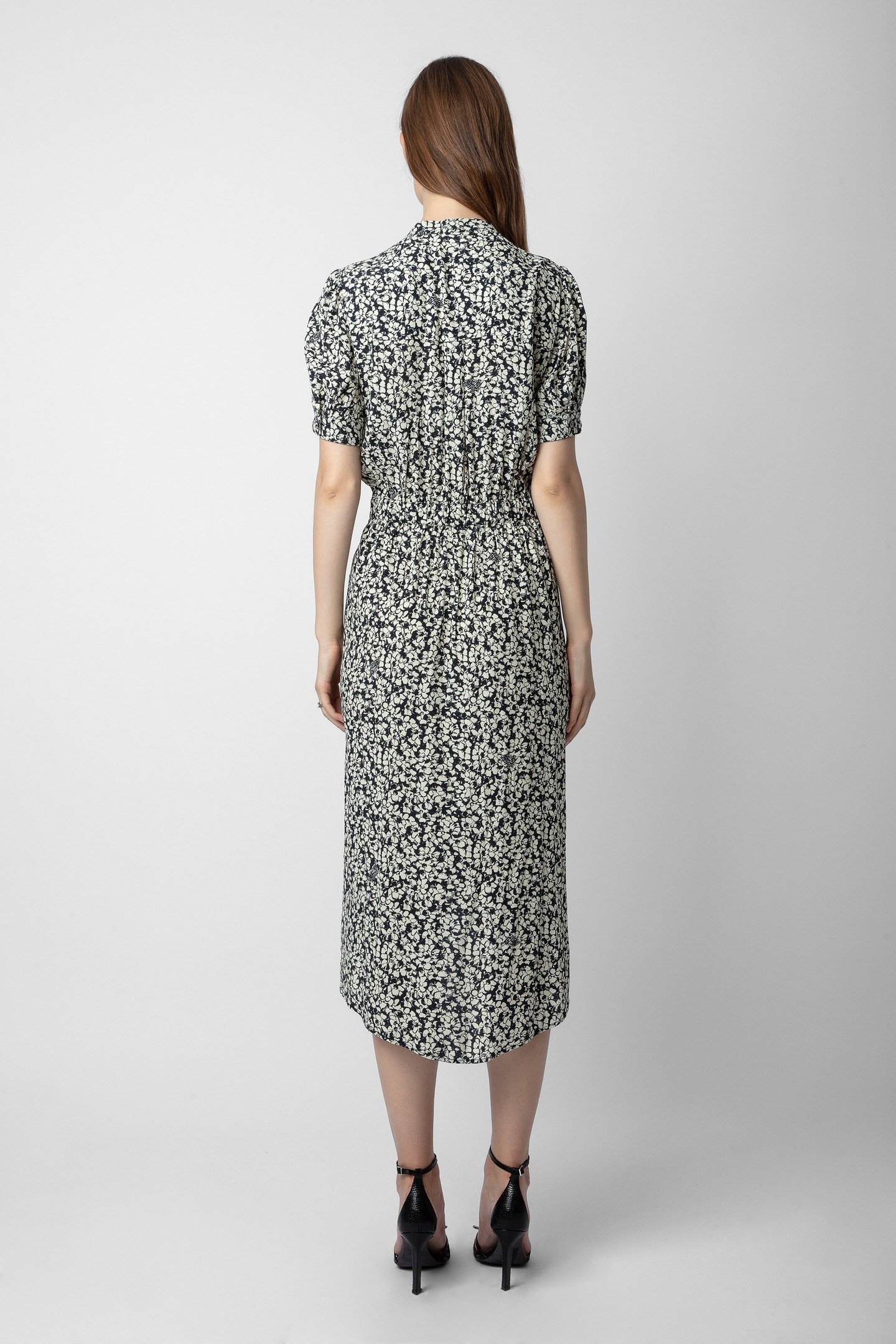 RIMA CREPE BICO FLOWERS DRESS VANILLE 2