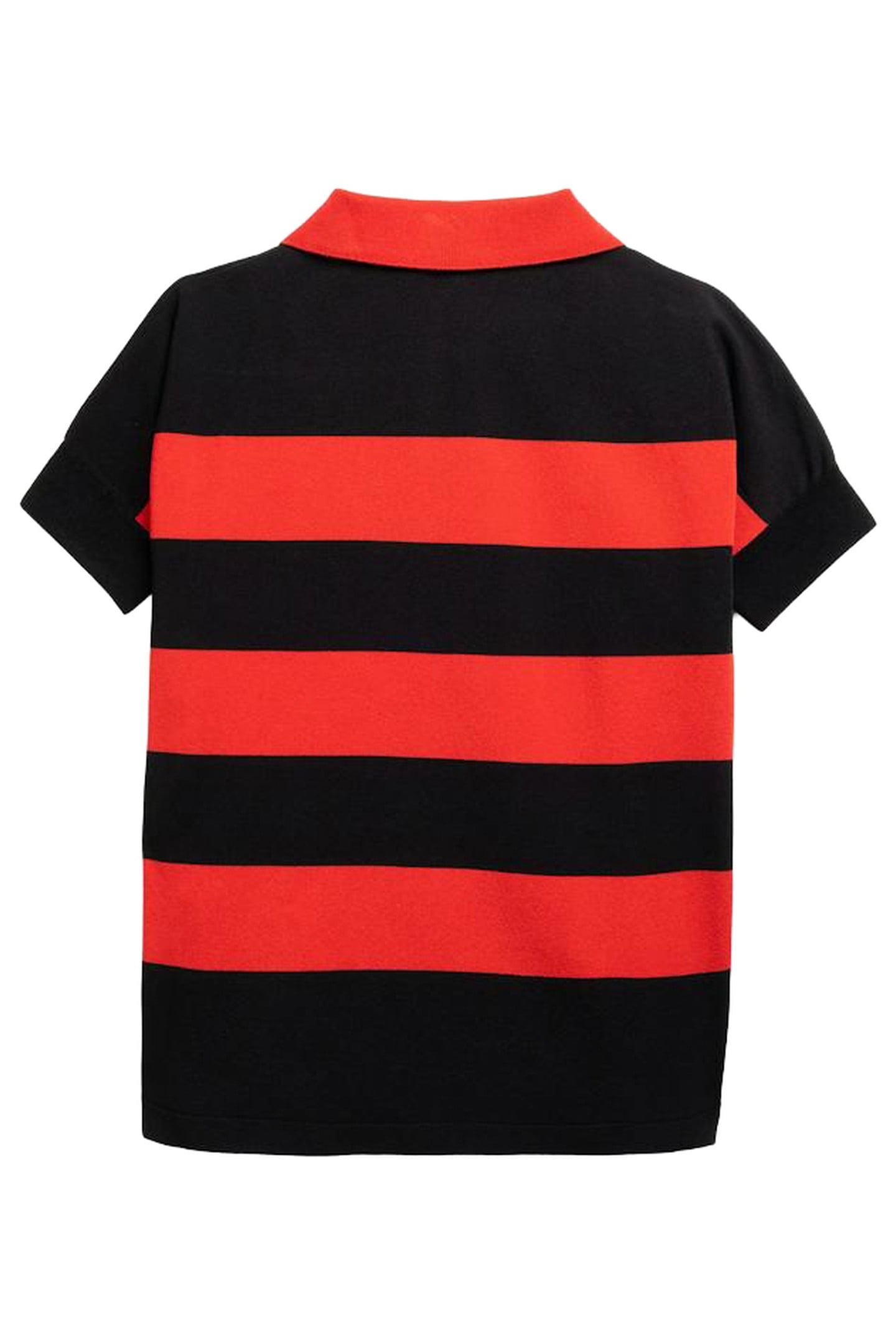 VAQUERA – WOMEN STRIPED POLO BLACK 2