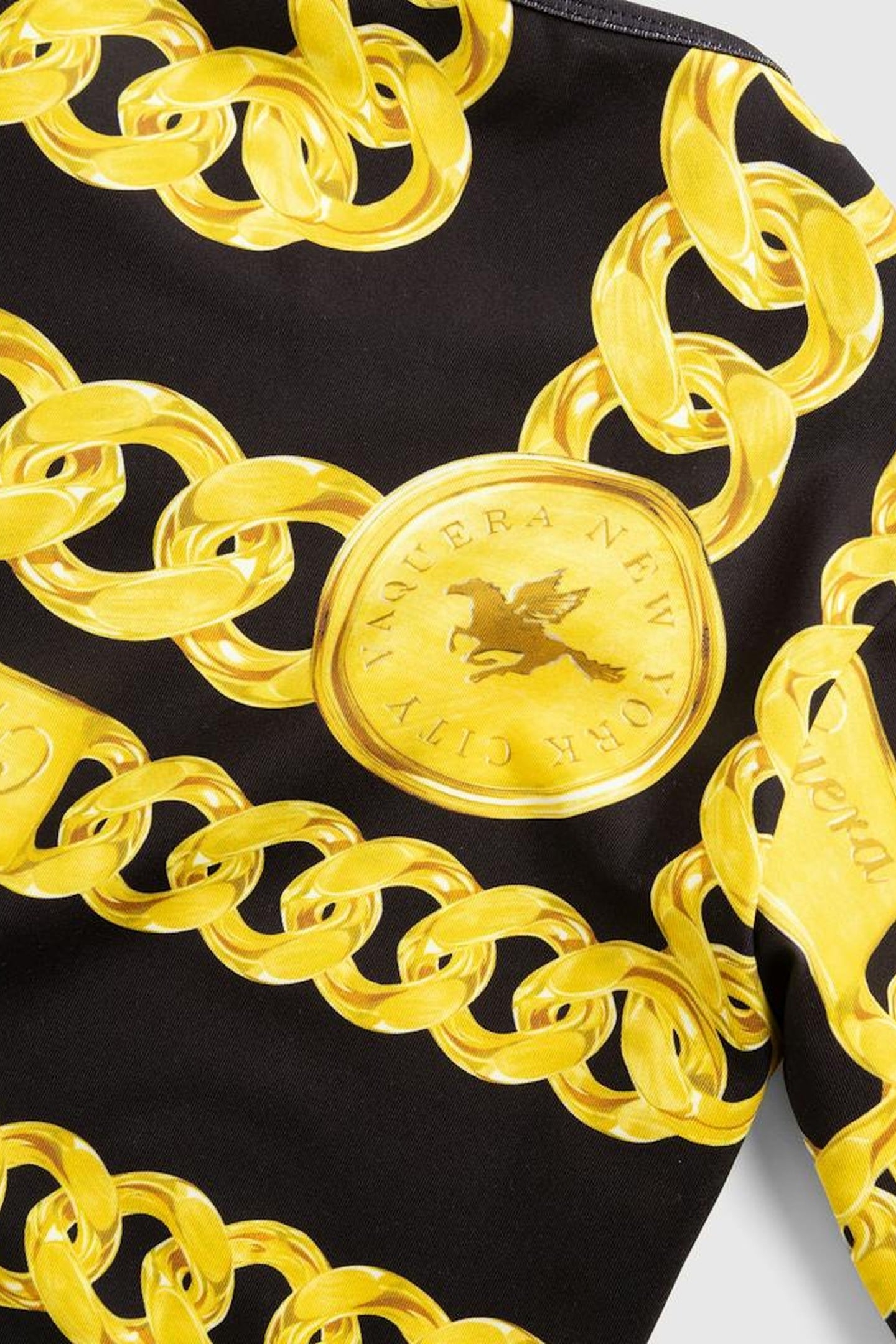 VAQUERA – CHAIN LONG-SLEEVE TOP BLACK 3