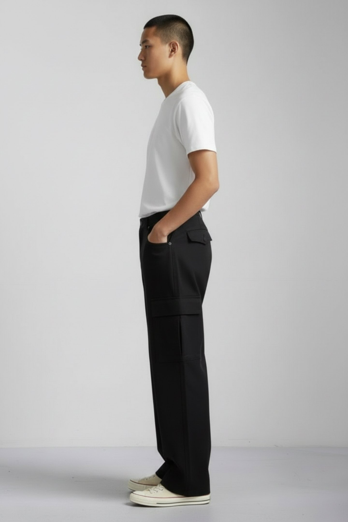 COMME DES GARÇONS HOMME – MEN'S PANTS BLACK 3