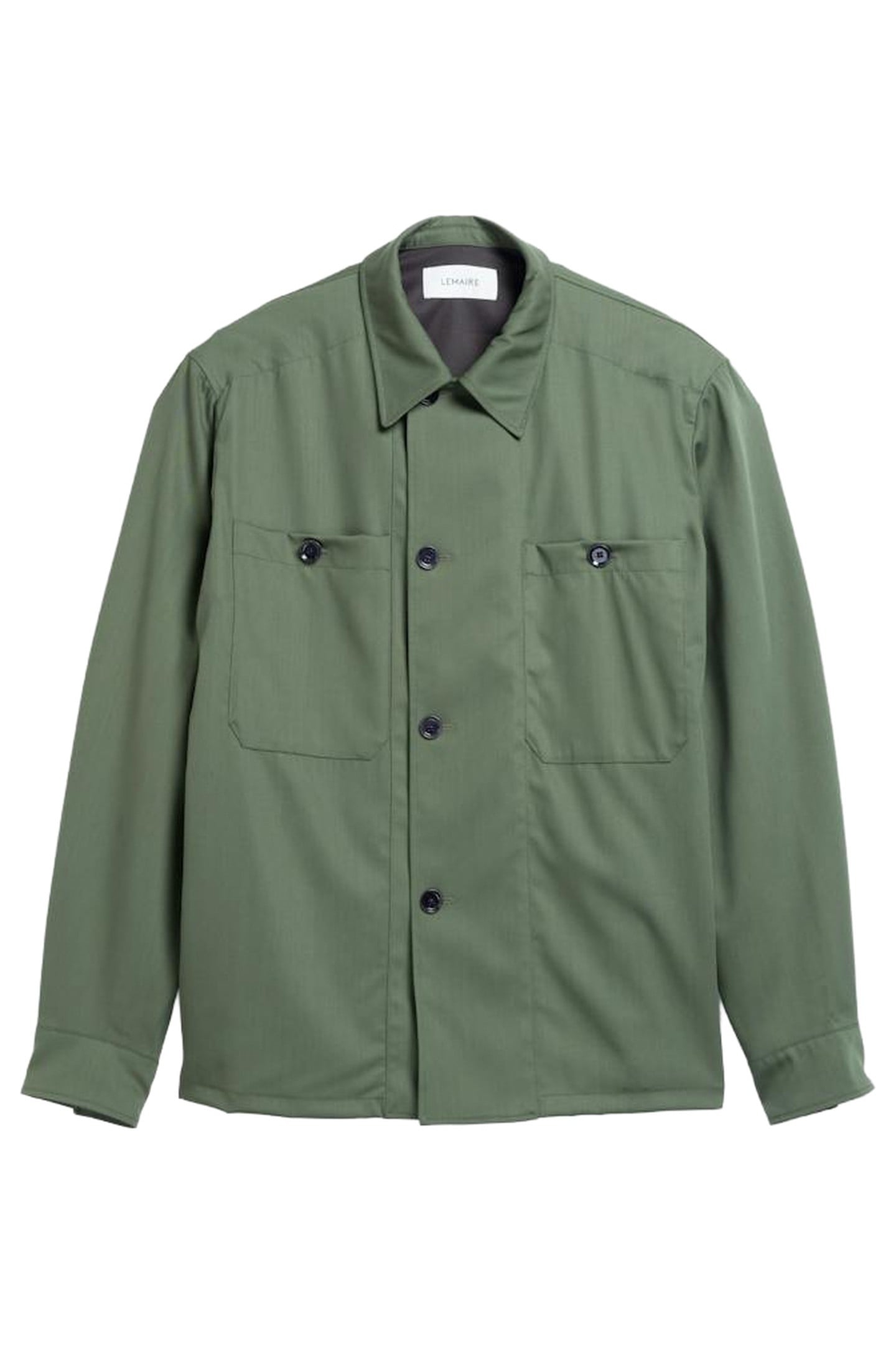 LEMAIRE – SOFT MILITARY OVERSHIRT SMOKY GREEN 4