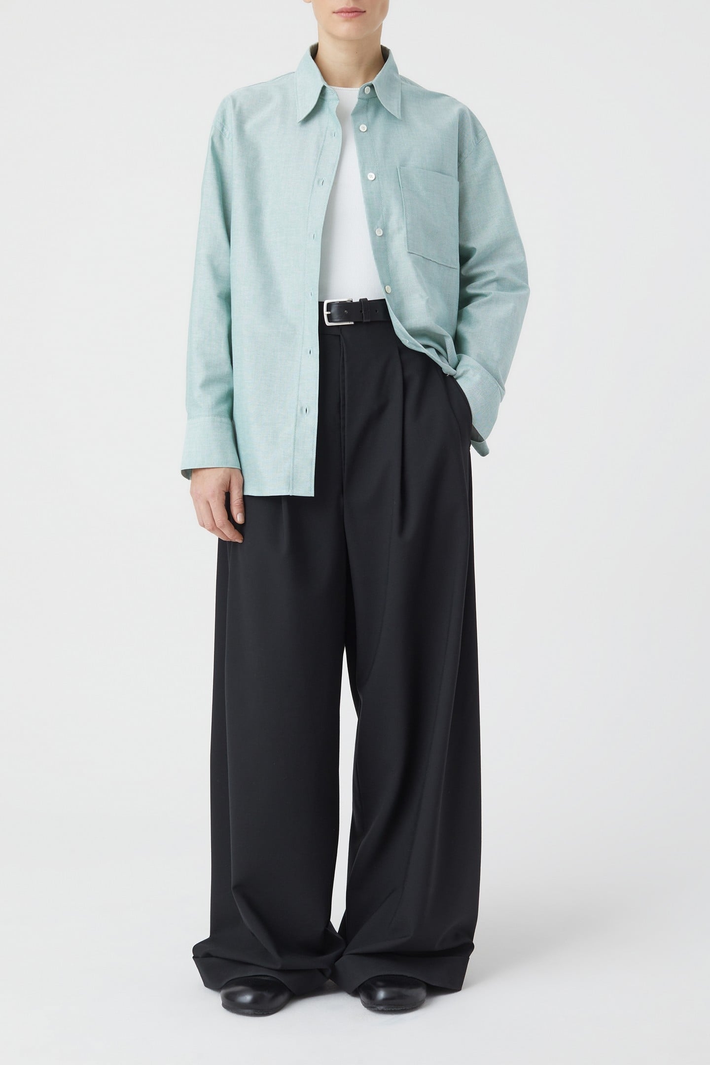 OVERSIZE SHIRT & BLOUSES NEW GREEN 1