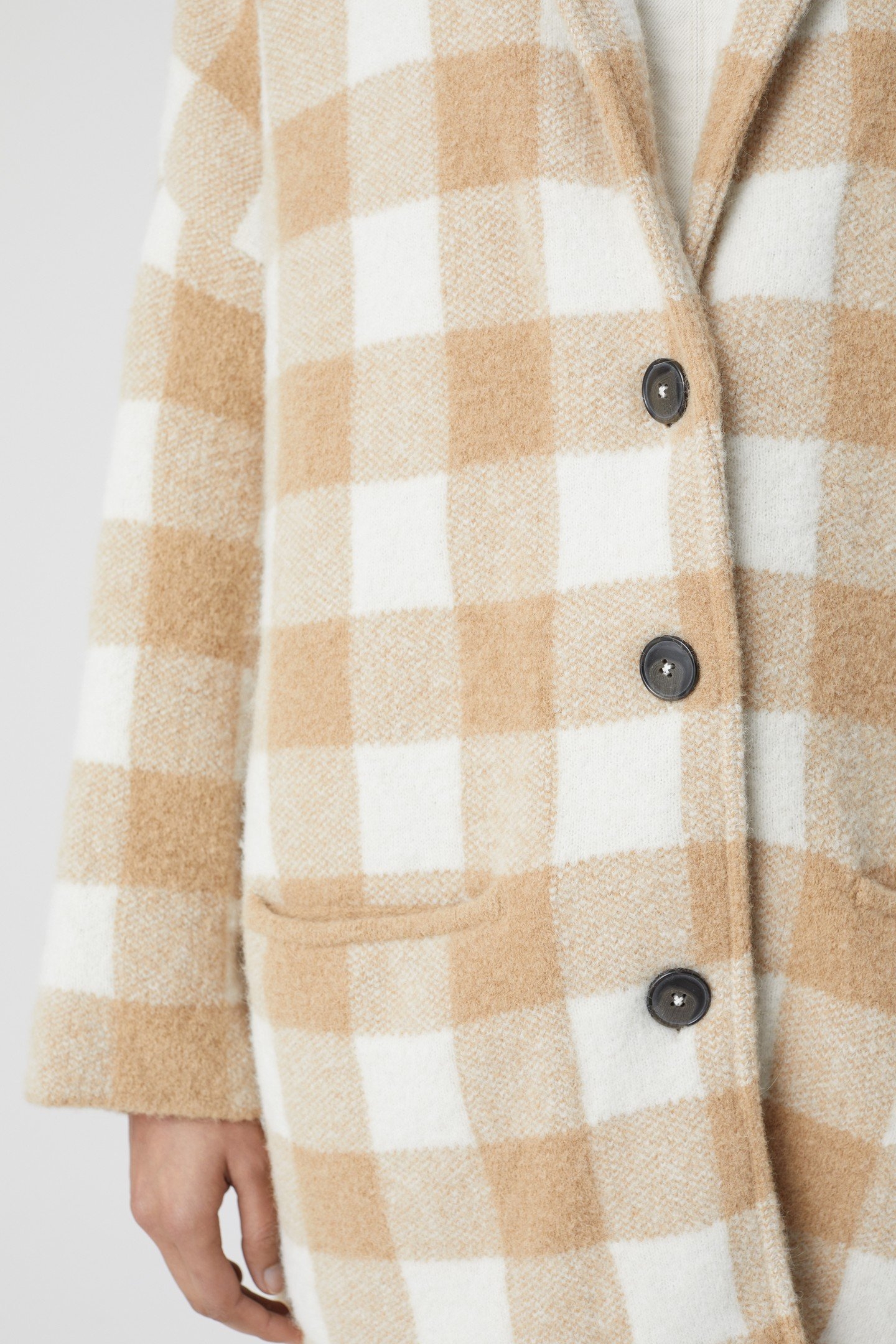 KNITTED SHACKET KNITS CHINO BEIGE 3