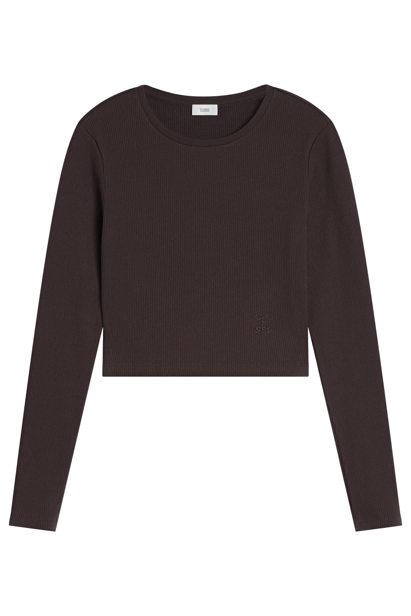 CROPPED LONGSLEEVE T-SHIRTS MOCHA 4