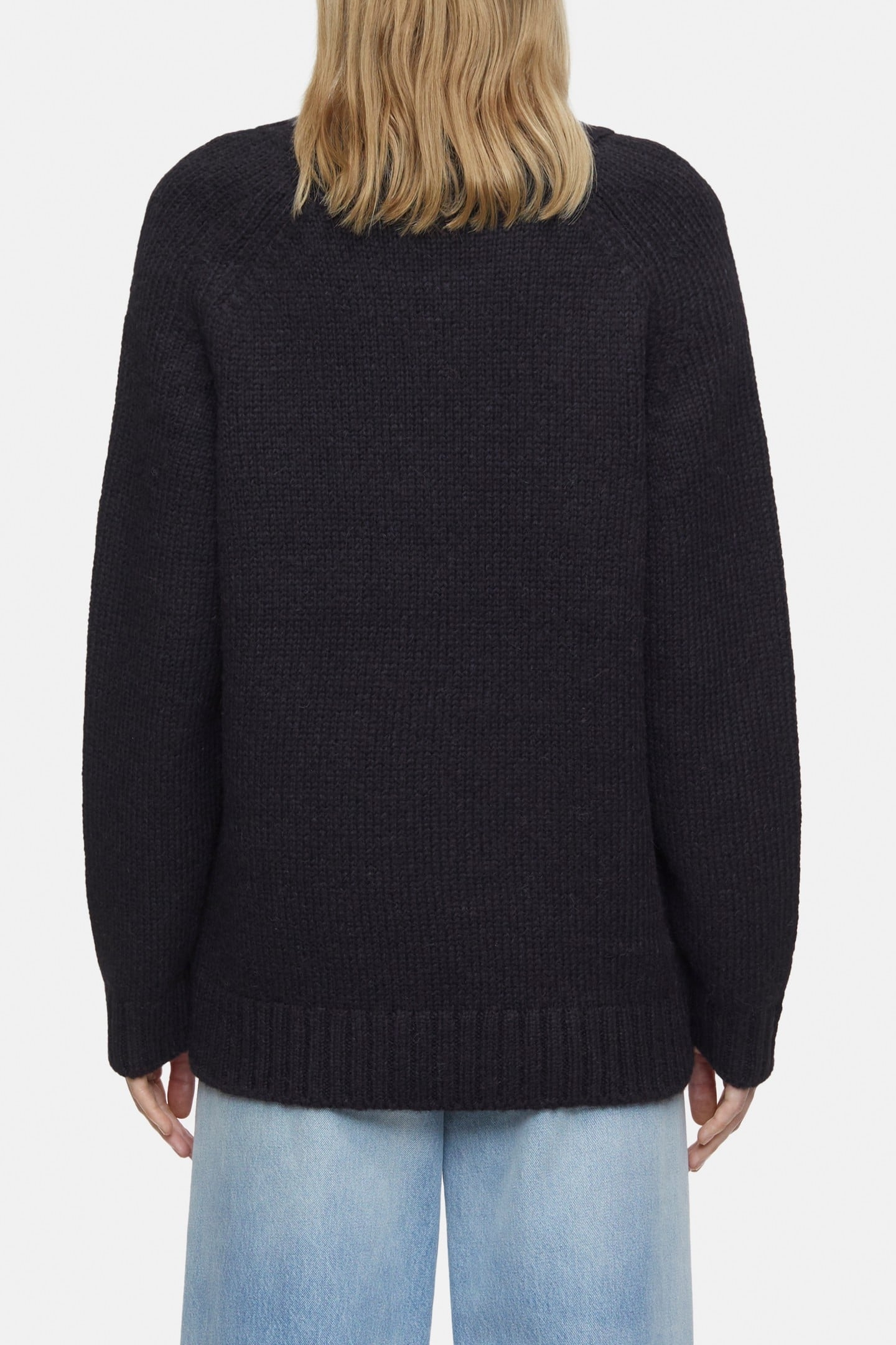 CREW NECK LONG SLEEVES KNITS BLACK 7