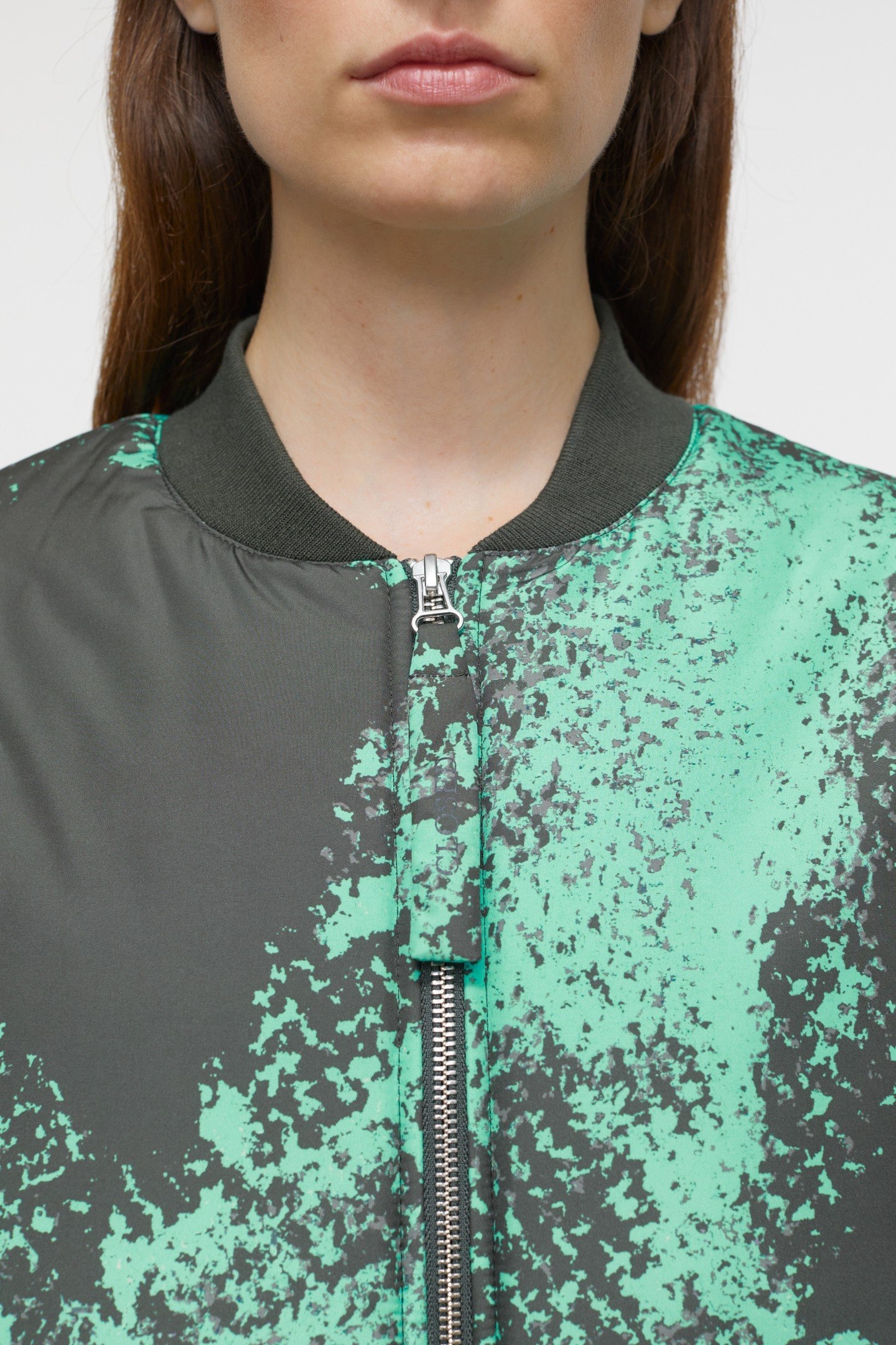 BOMBER JACKET GREEN WEED 6