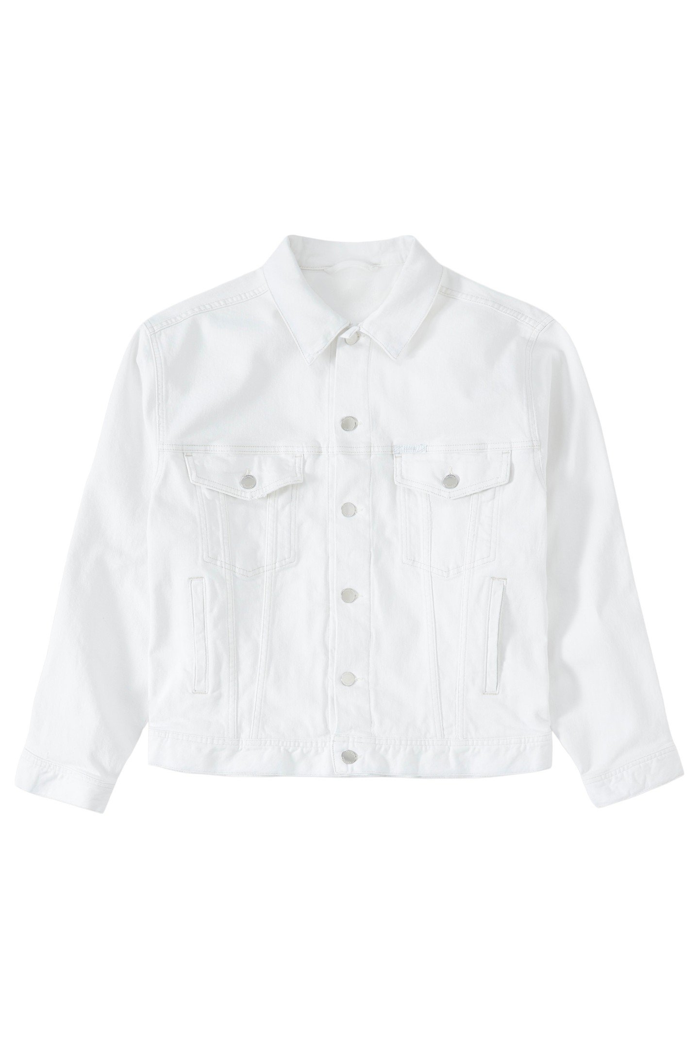 DENIM JACKET IVORY 1